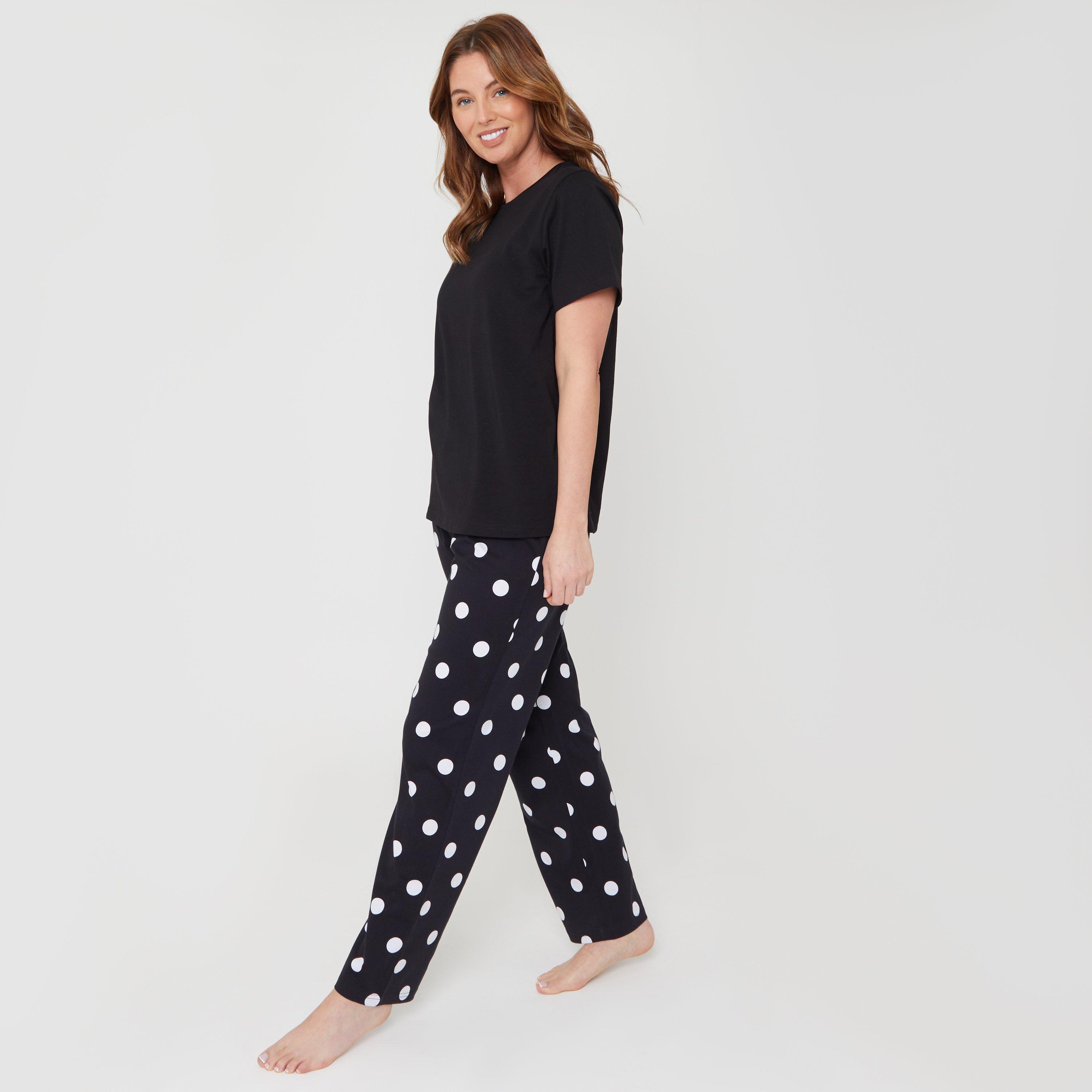 Schwarz - Miso - Spotty Short-Sleeve Pyjama Set - 3