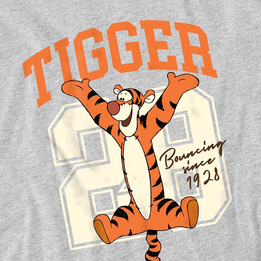 Light Grey - Disney - Winnie The Pooh Tigger Collegic 1928 T-Shirt Athl - 2