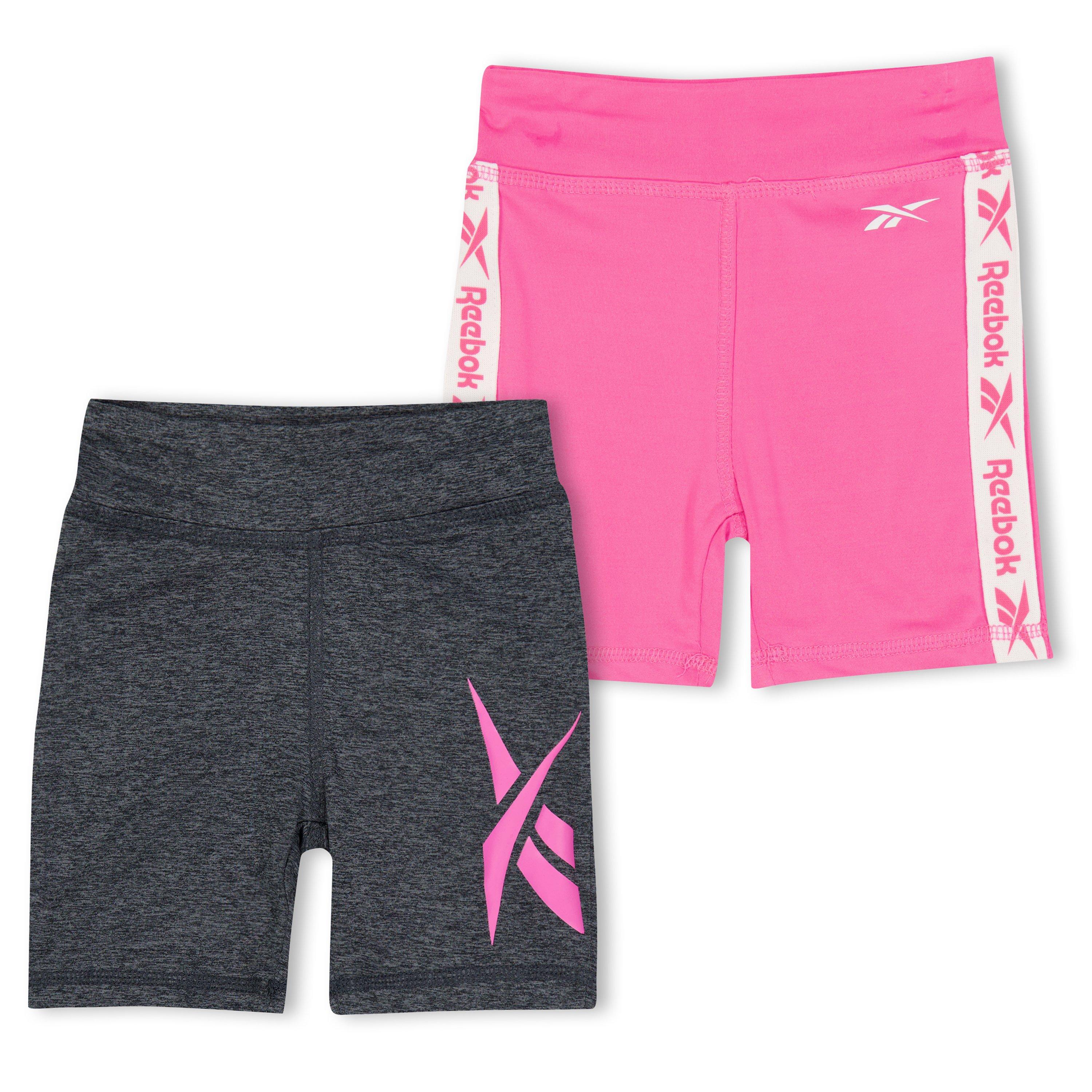 Reebok  Kids' Jersey Jogger Shorts - Sugar Plum - 3-4 Yrs