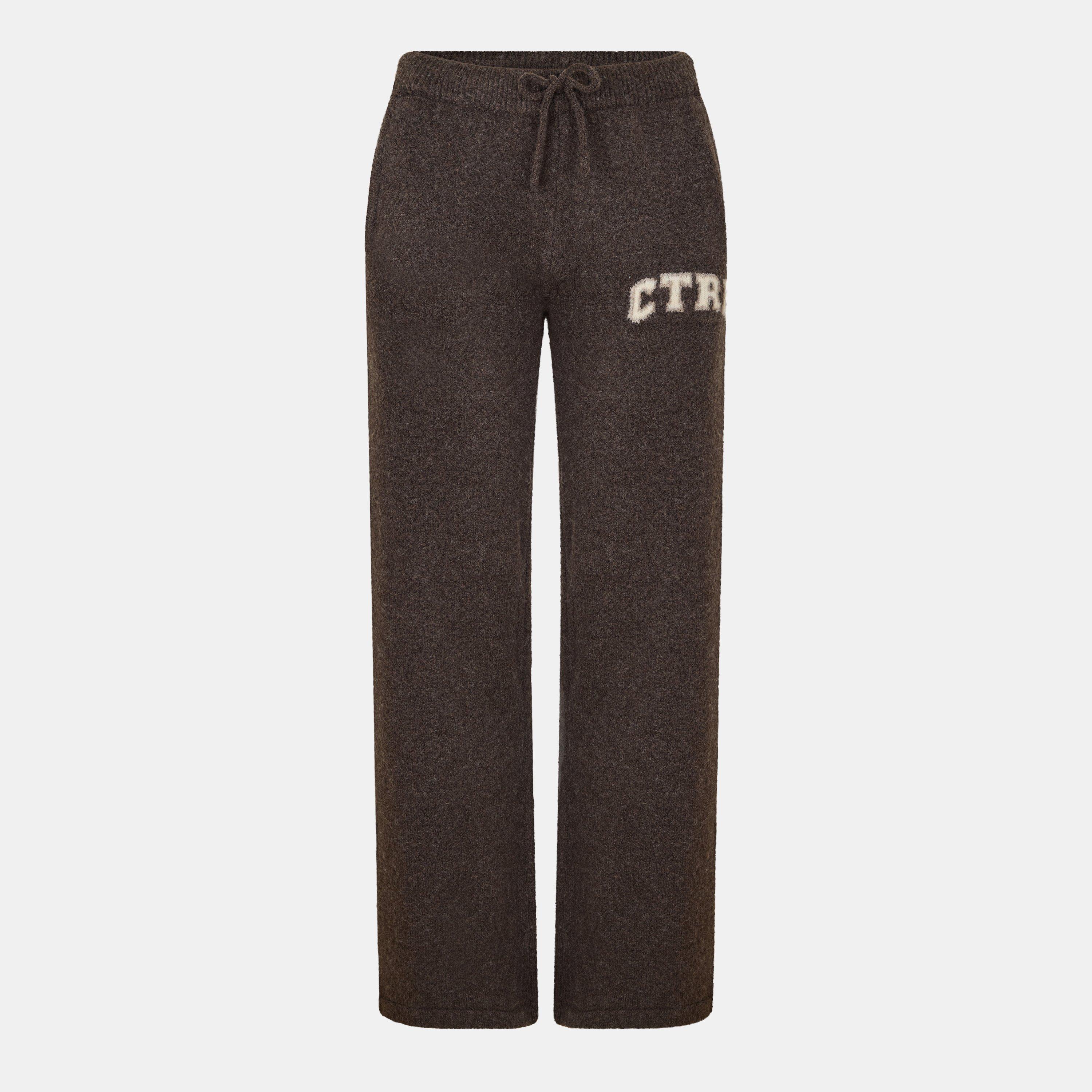 The Couture Club Women's CTRE Jog Knitted Trousers - Brown