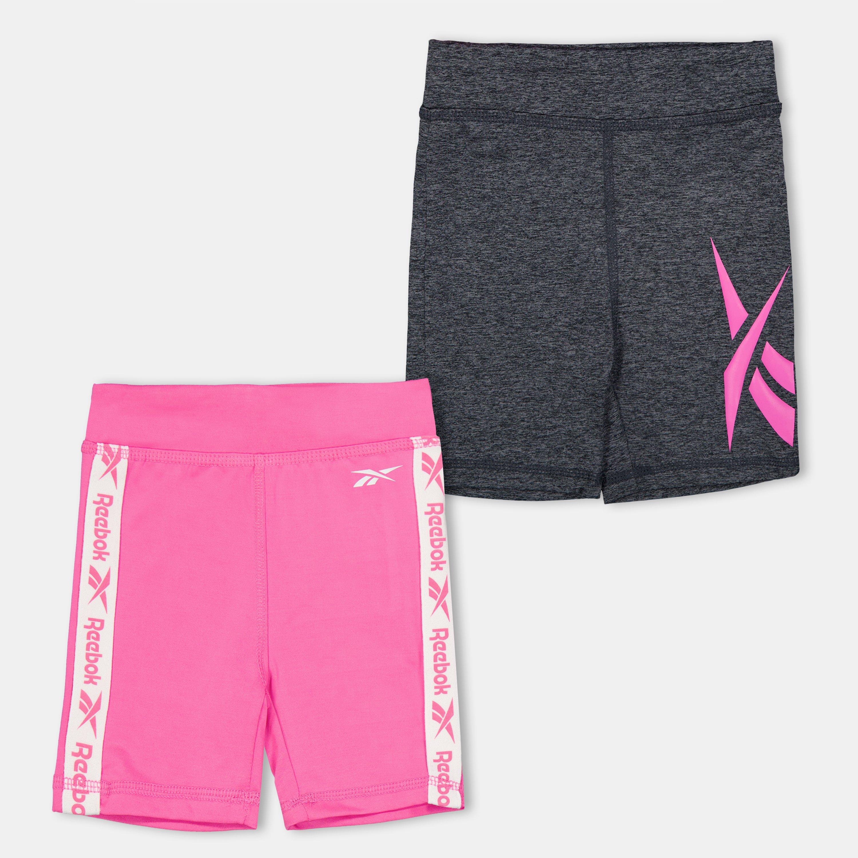 Reebok  Kids' Jersey Jogger Shorts - Sugar Plum - 3-4 Yrs