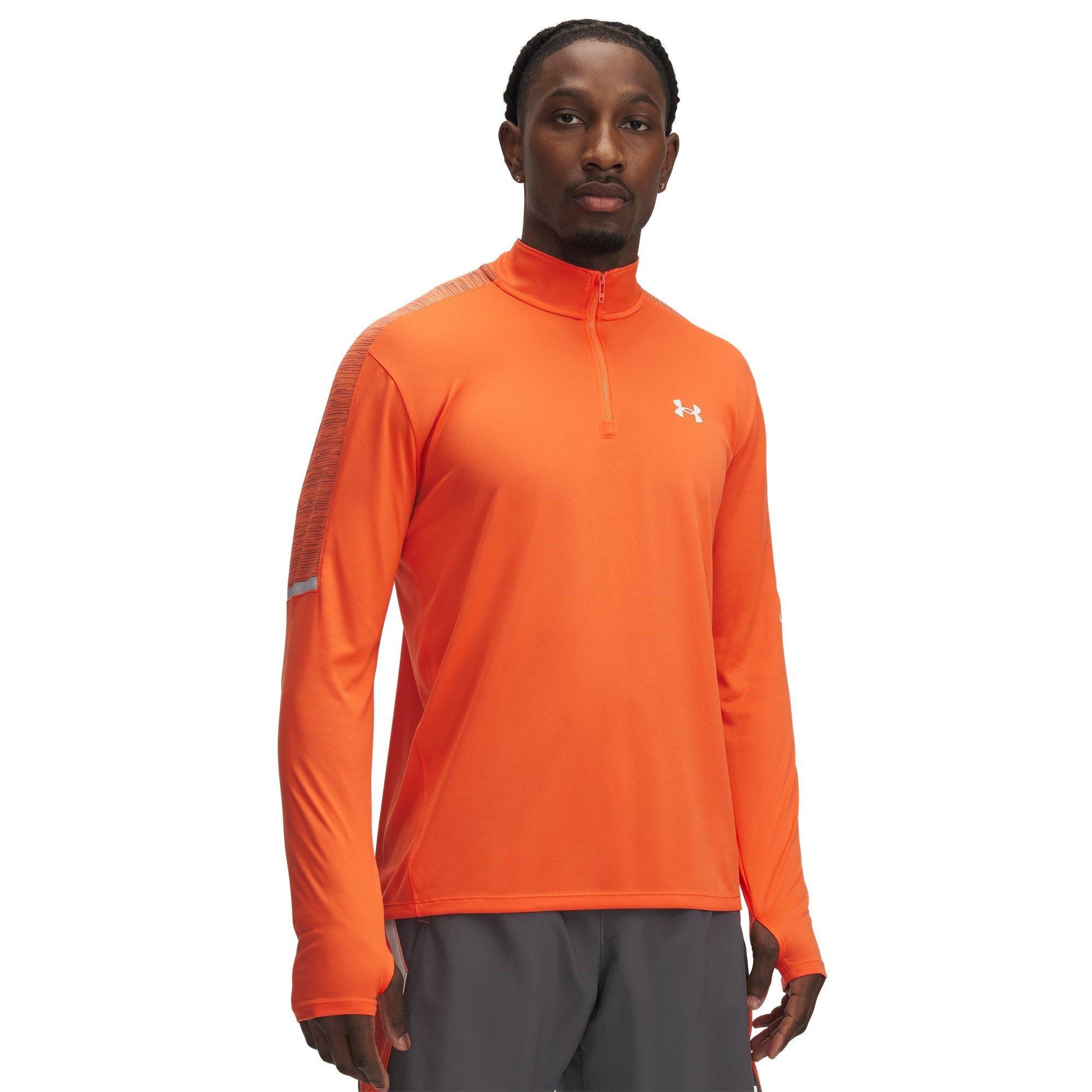 Under Armour Men's Tech Quarter-Zip Fleece - Orange - M