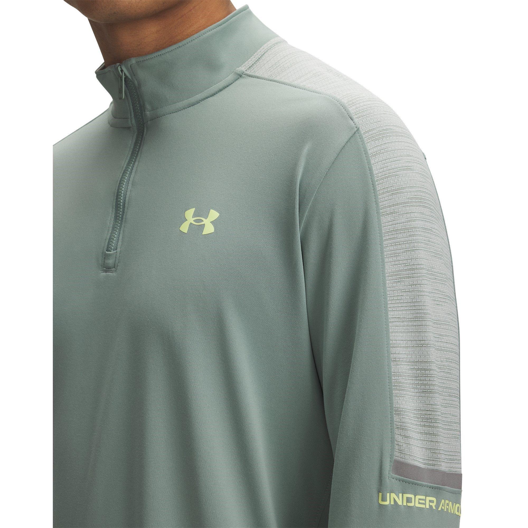 Vert - Under Armour - Men's Tech Quarter-Zip Fleece - 3