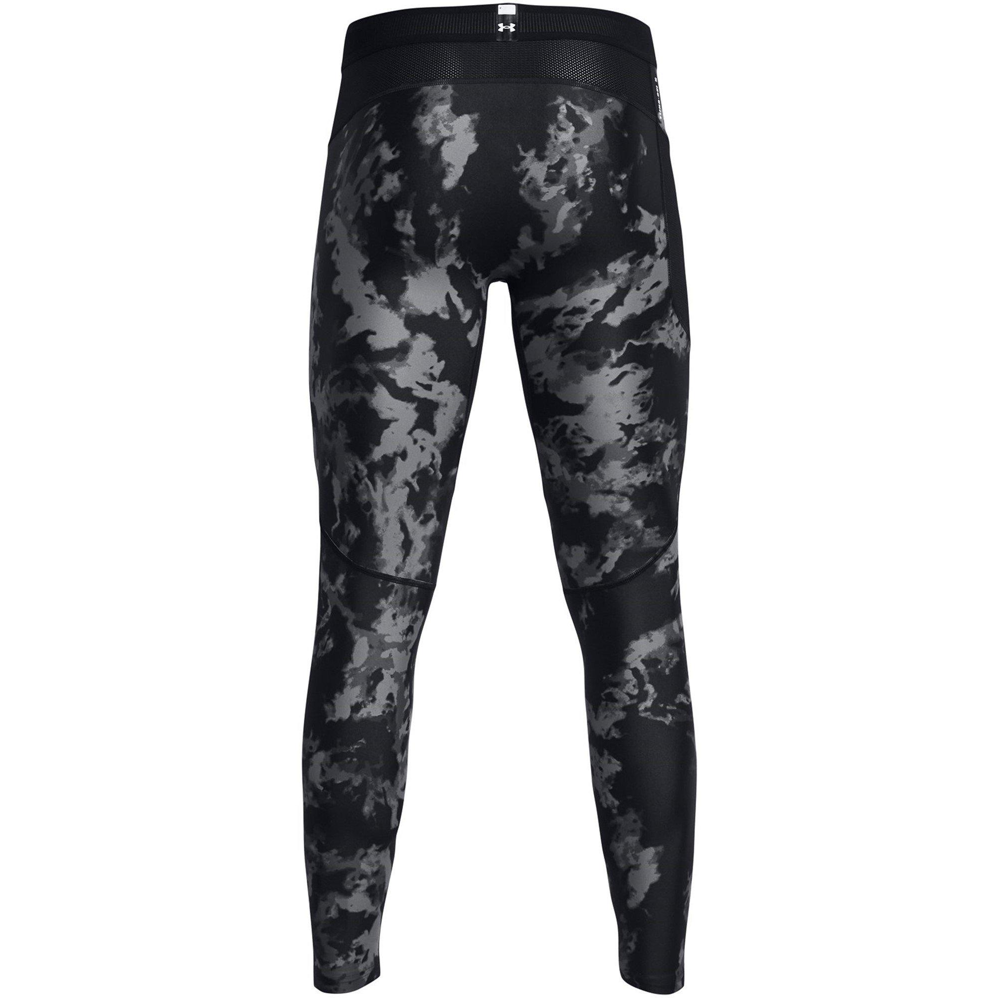 Black - Under Armour - Isochill Printed Leggings - 6
