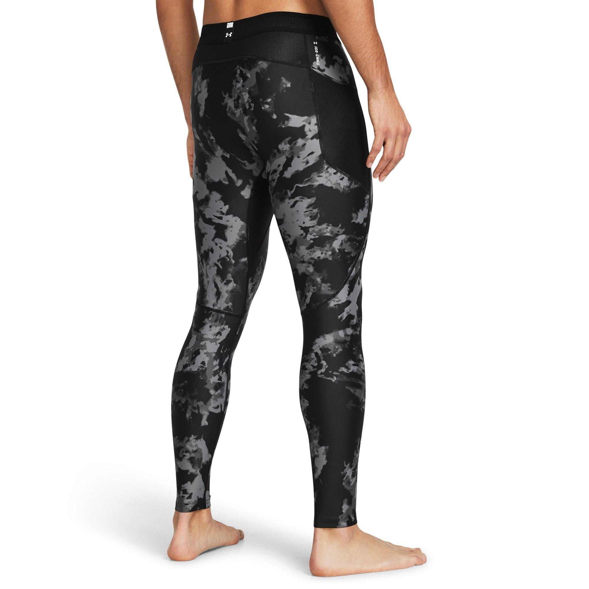 Black - Under Armour - Isochill Printed Leggings - 3