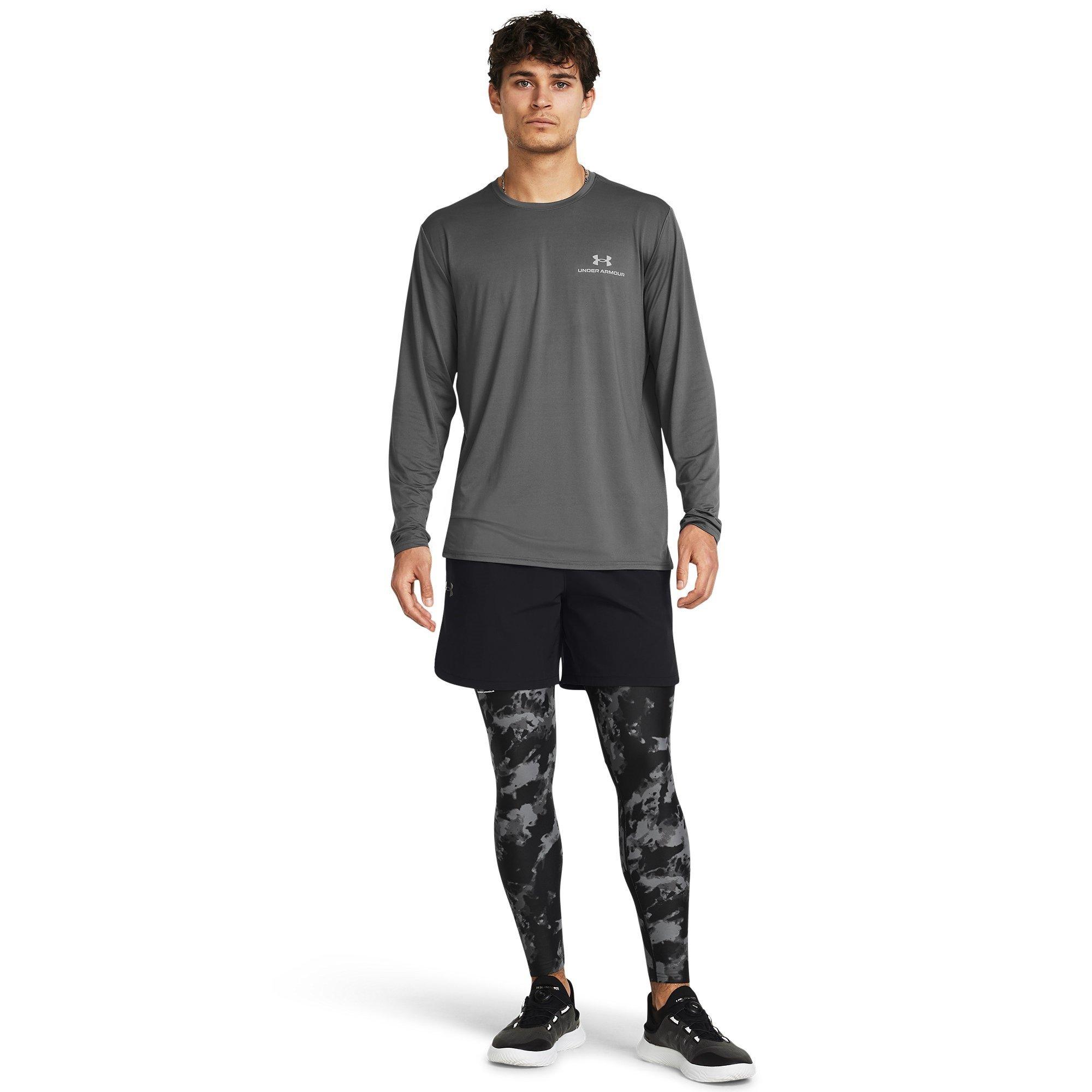Black - Under Armour - Isochill Printed Leggings - 4