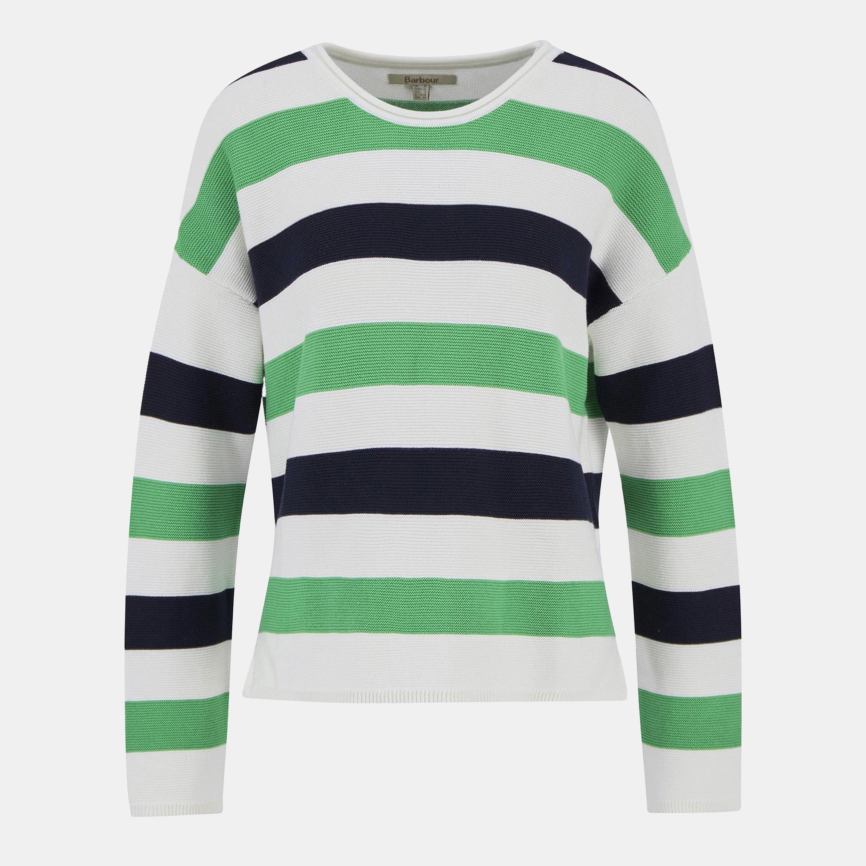 Barbour Women's Crew Neck Knitted Jumper -  Stripe - 14 (L)