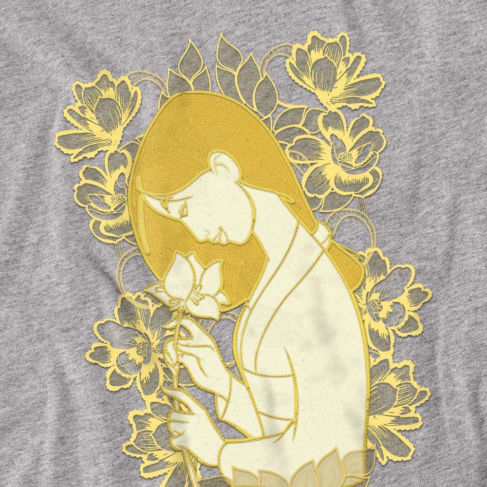 Light Grey - Disney - Mulan Golden Garden Long Sleeve T-Shirt Athletic - 2