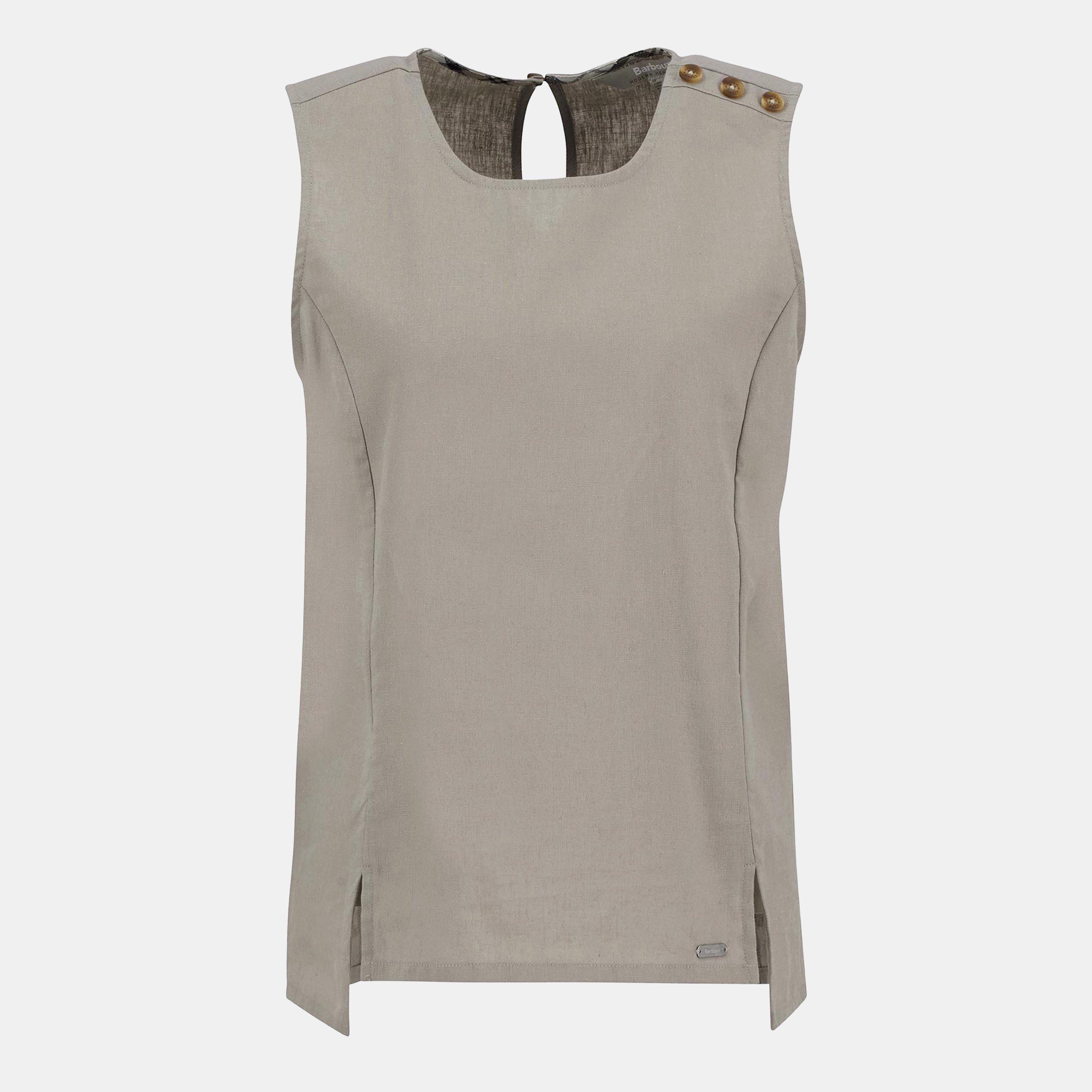 Barbour Women's Lucy Sleeveless Shirt - Light Sand - 8 (XS)