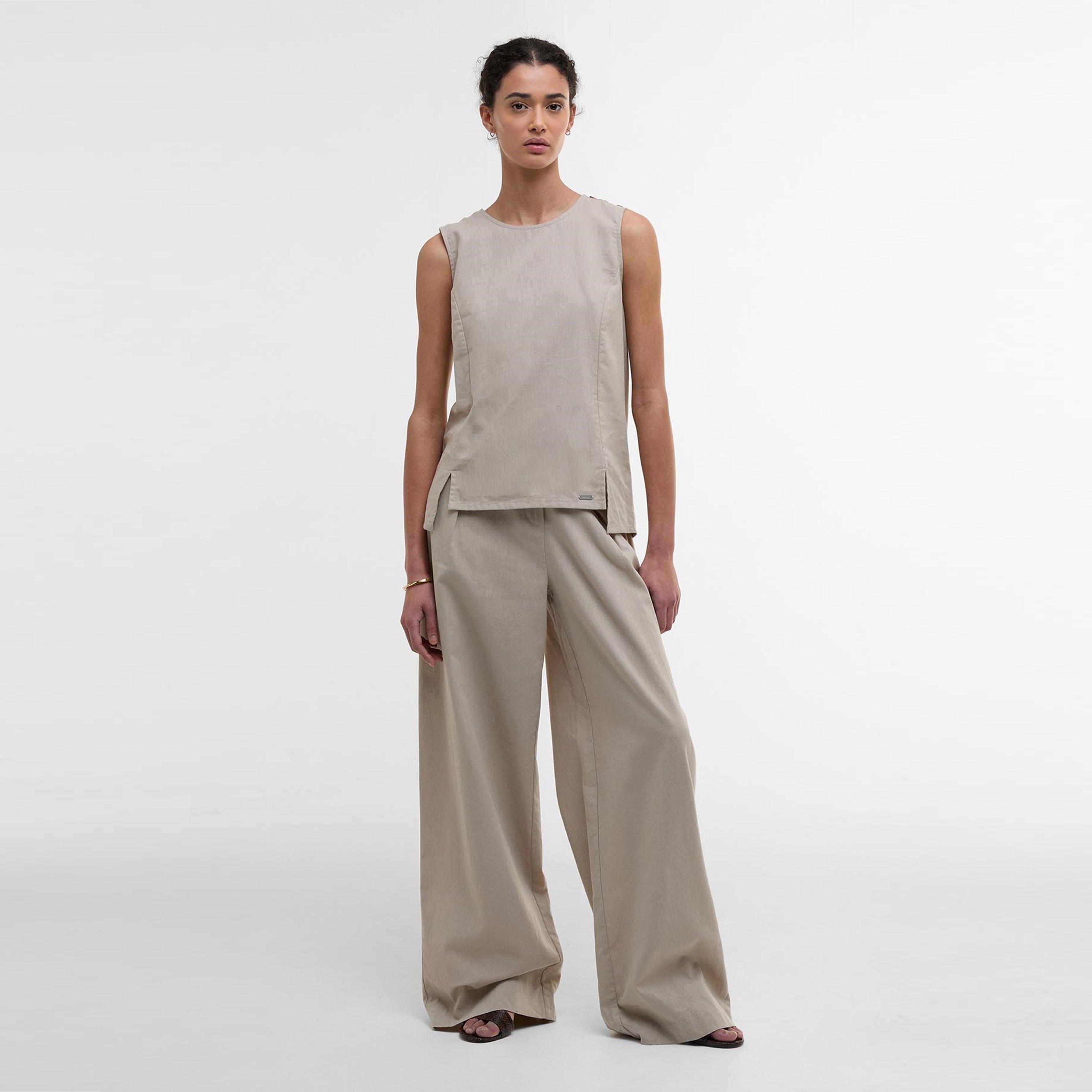 Light Sand - Barbour - Women's Lucy Sleeveless Shirt - 5