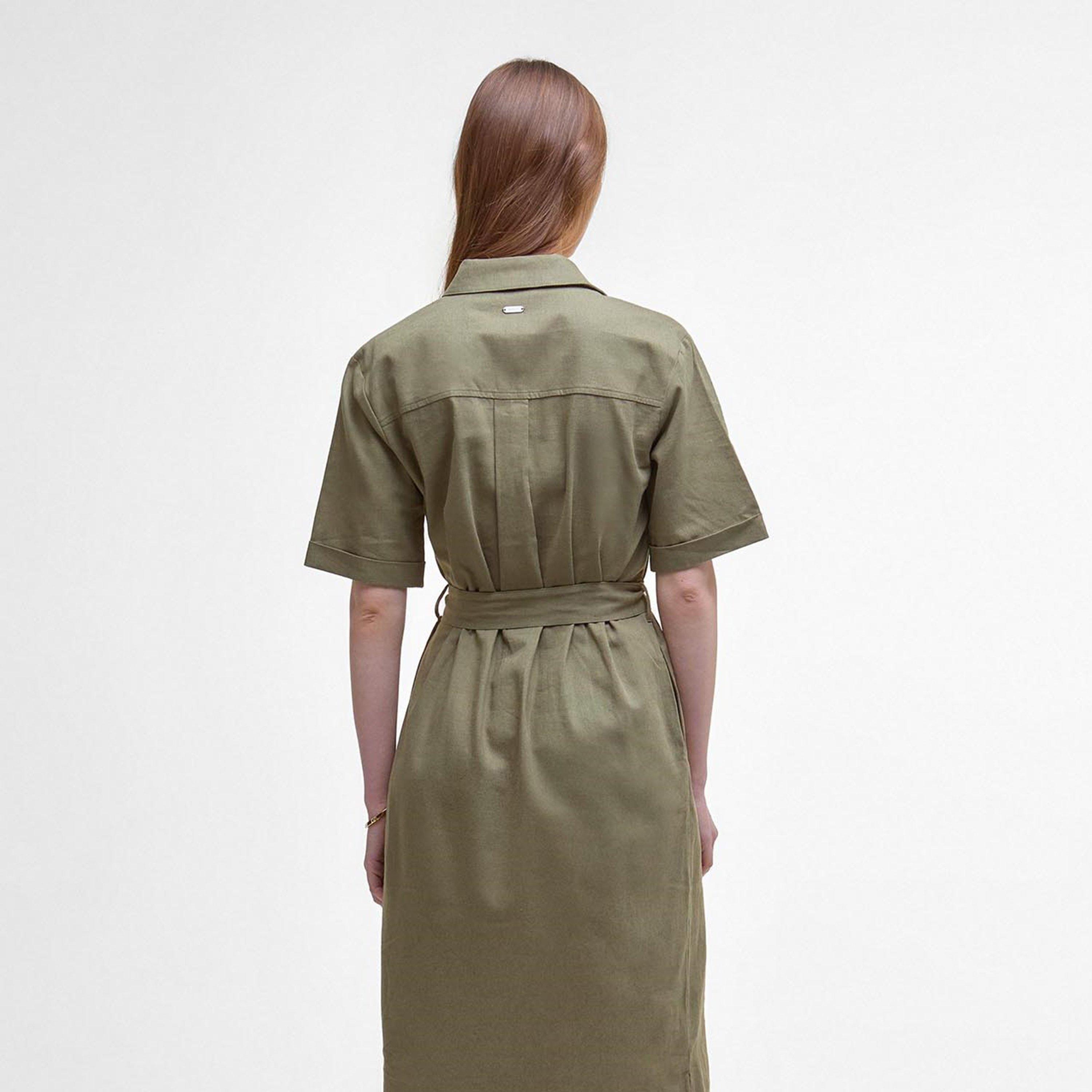Dusky Green - Barbour - Women's Nicole Shirt Dress - 3