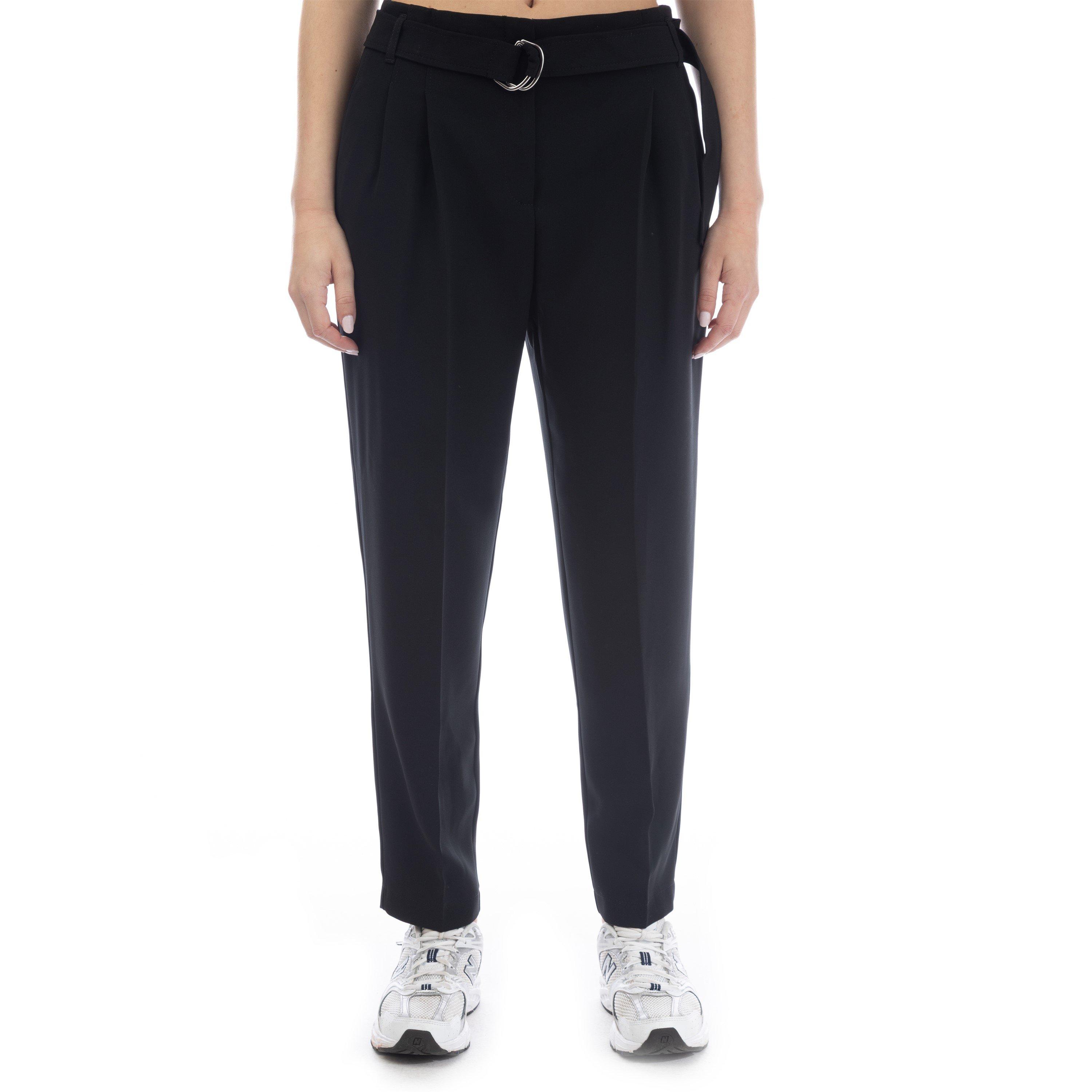Black - Boss - Women's Tapia Pleated Trousers - 1