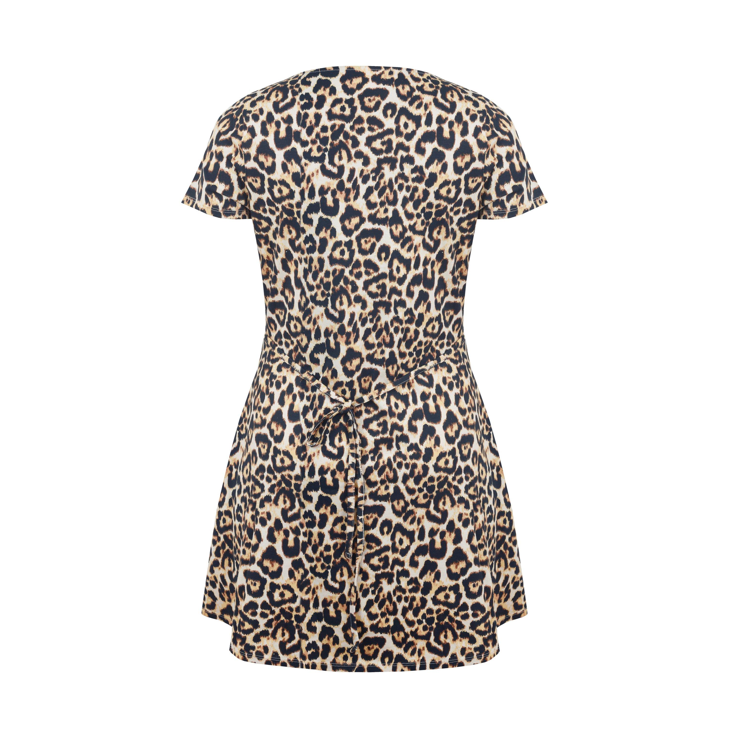 Stampa Leopardata - SoulCal - Button-Up Mini Dress - 2