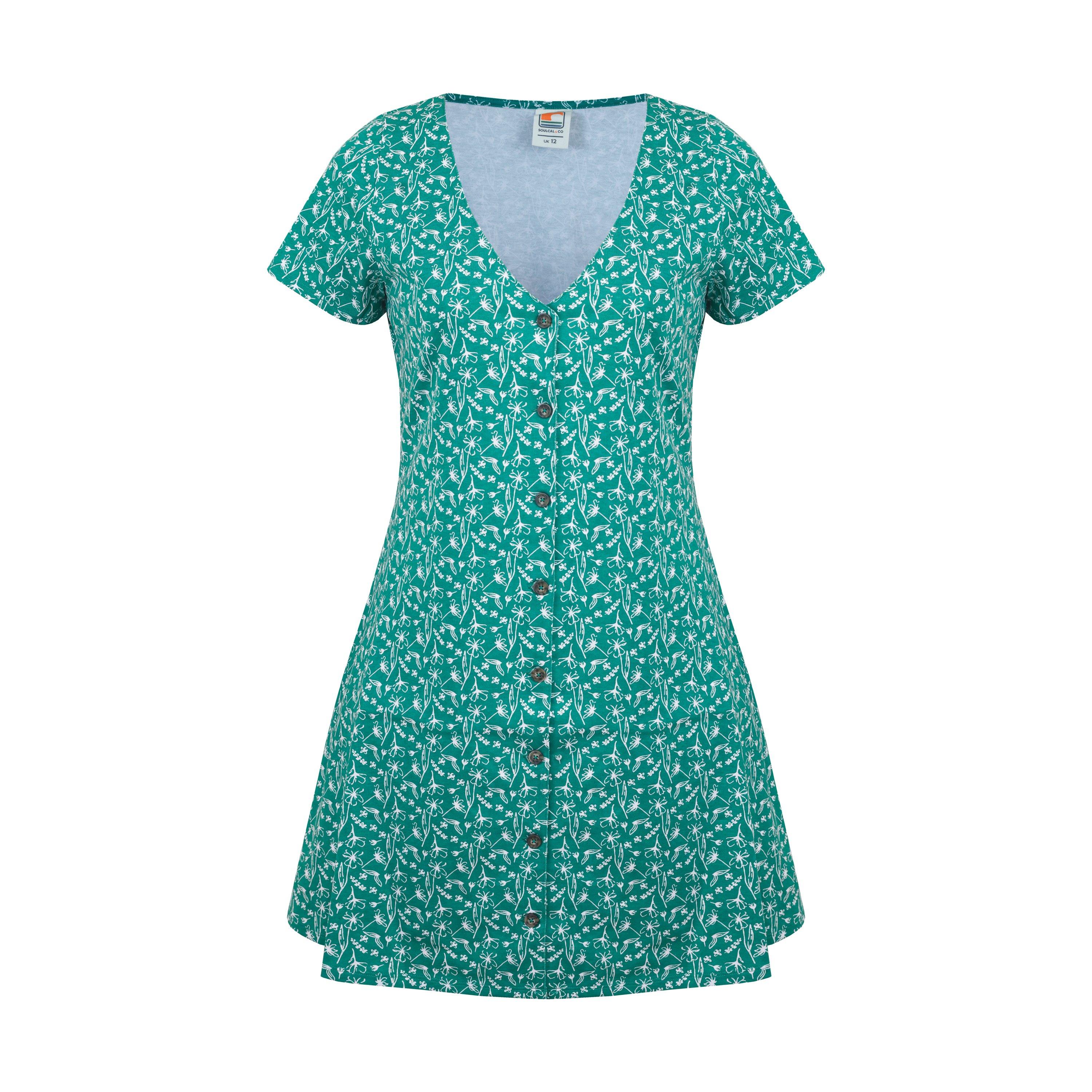 Women's Button-Up Mini Dress