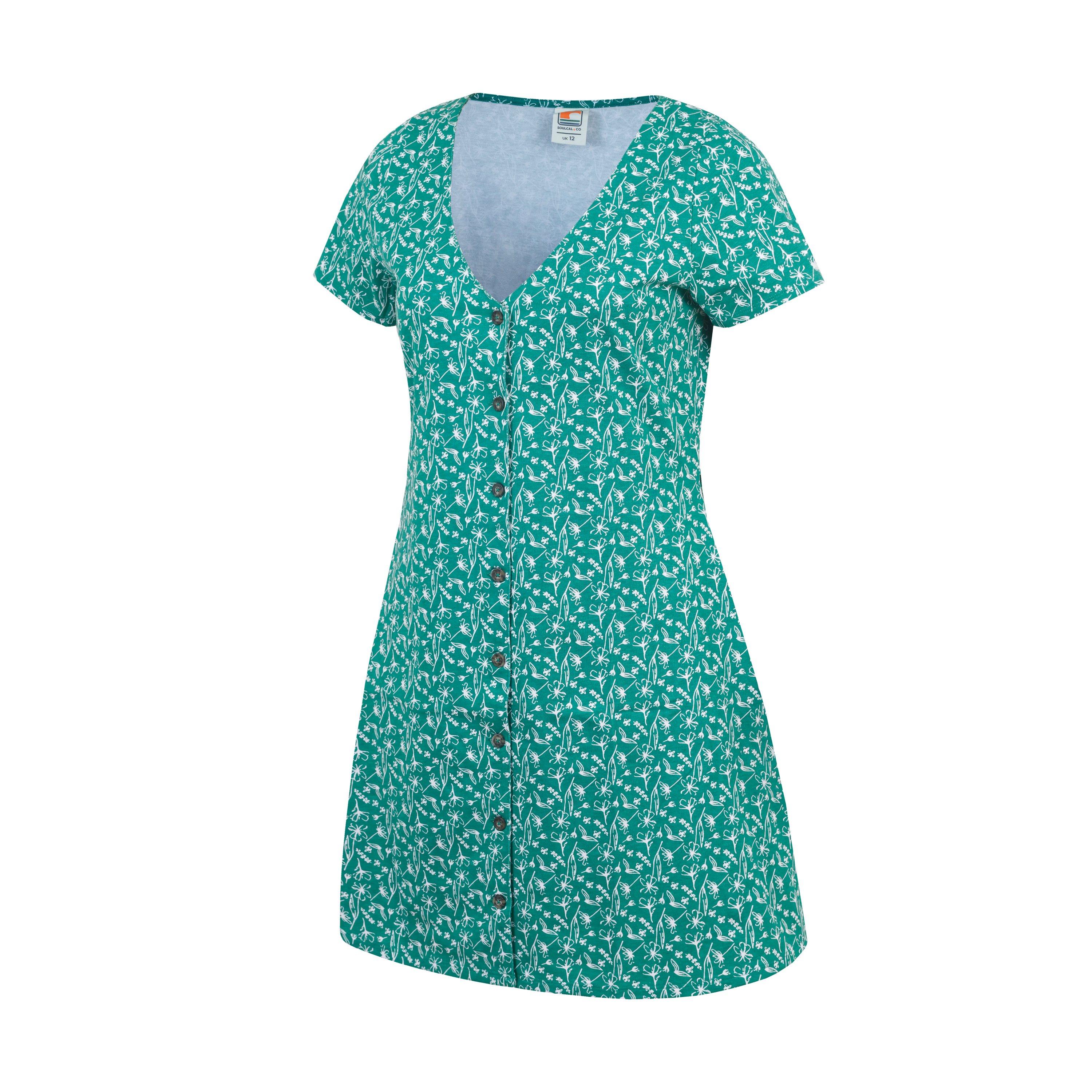 Disty - SoulCal - Women's Button-Up Mini Dress - 3