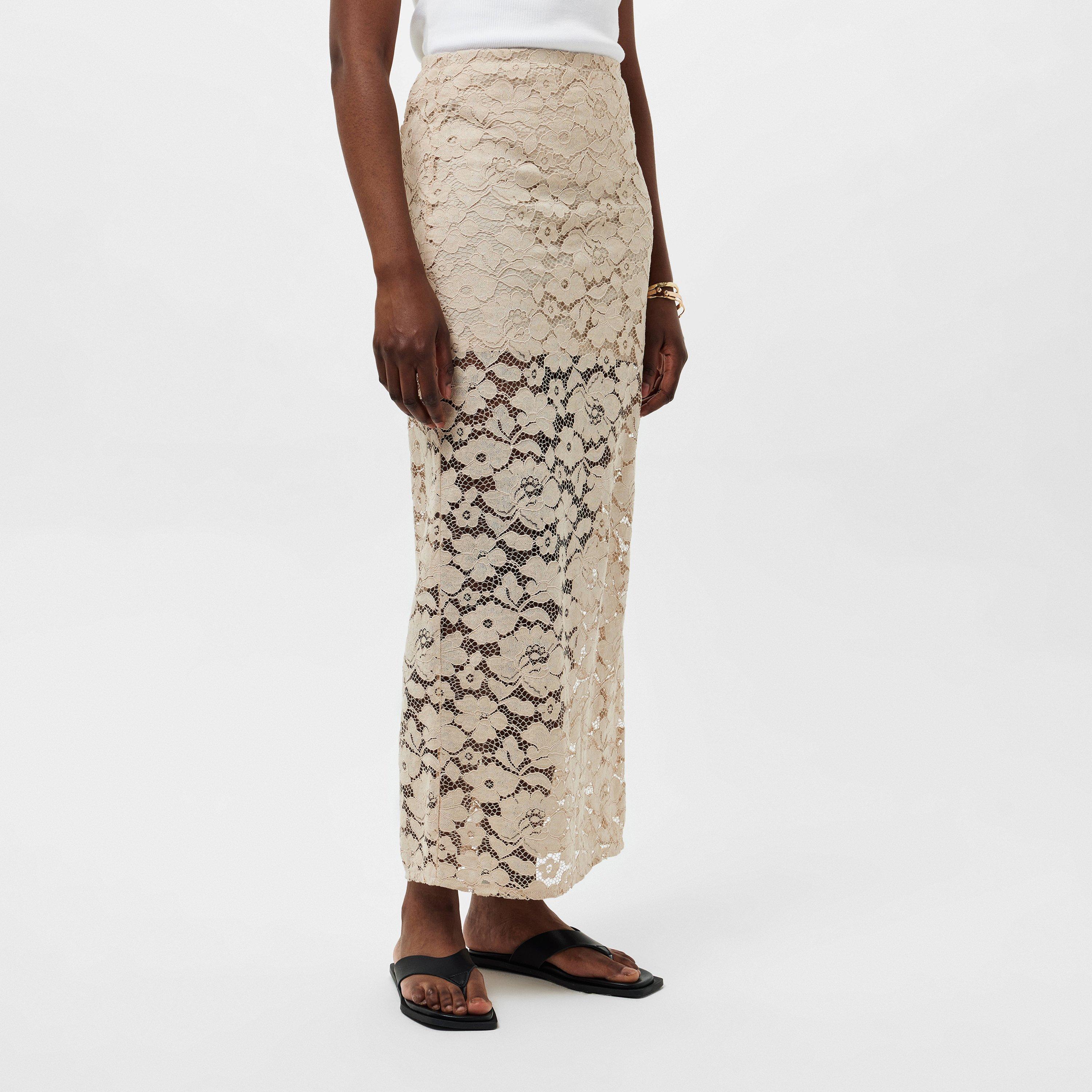 BEIGE - 4th and Reckless - Women's Elijah Slip Skirt - 3