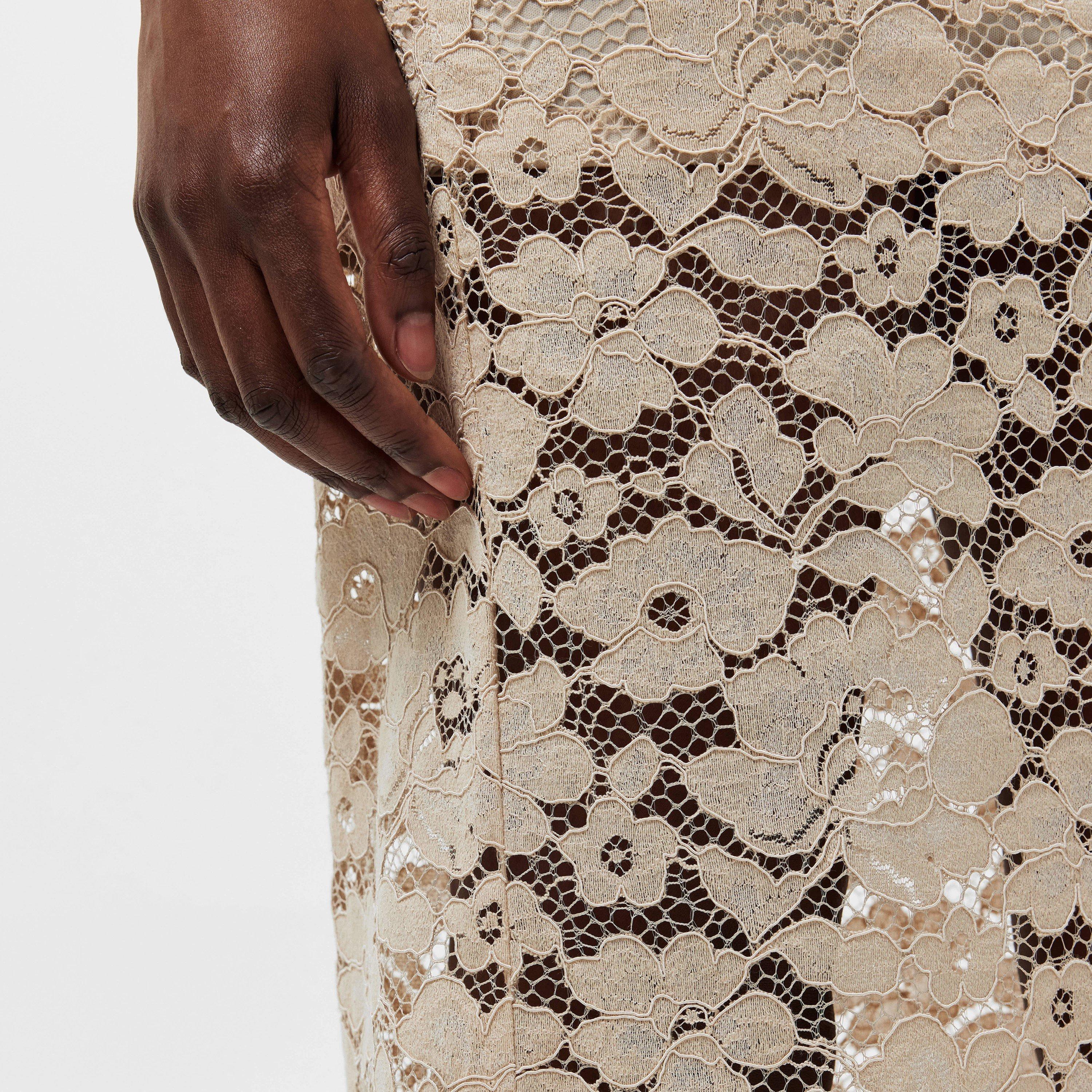 BEIGE - 4th and Reckless - Women's Elijah Slip Skirt - 5