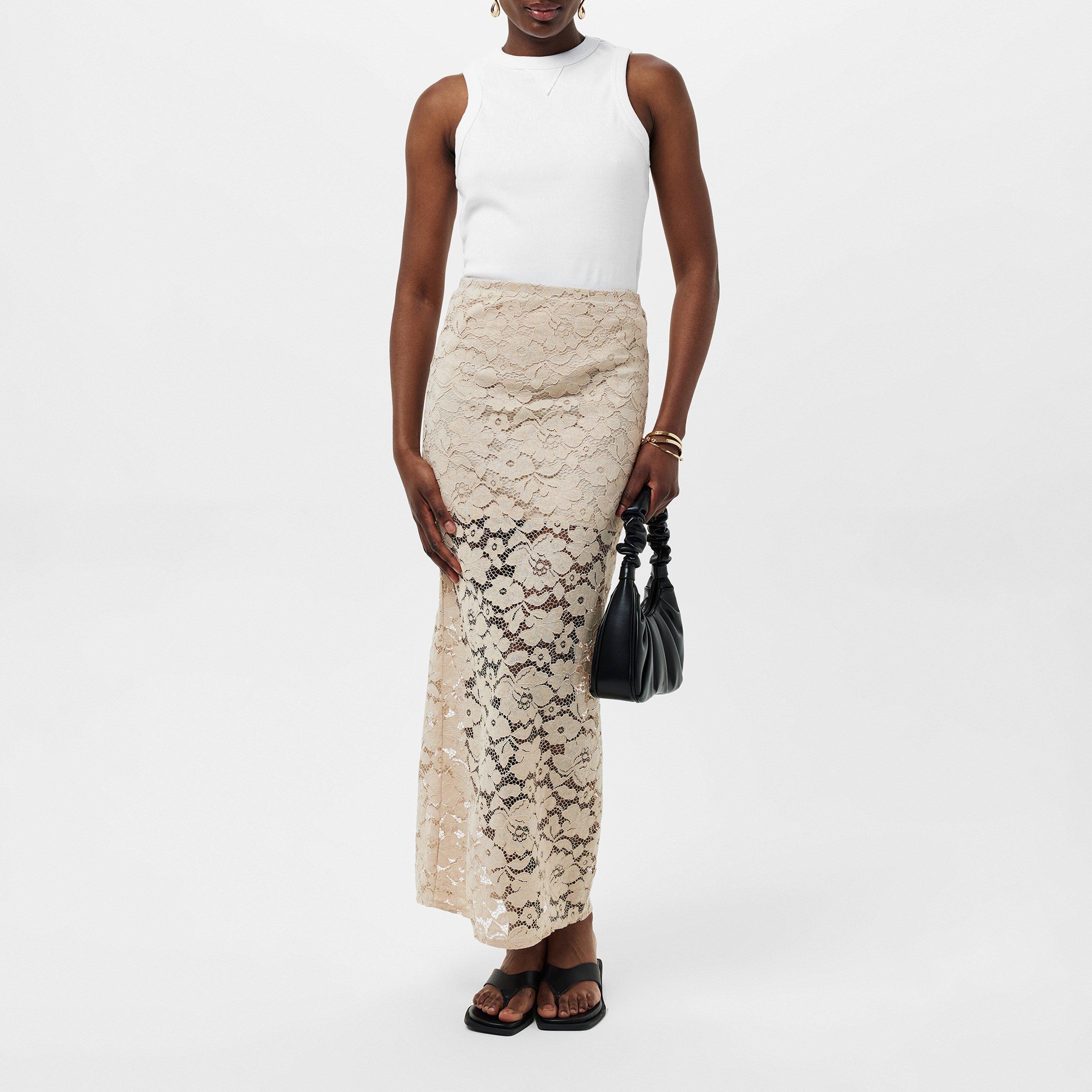 BEIGE - 4th and Reckless - Women's Elijah Slip Skirt - 6