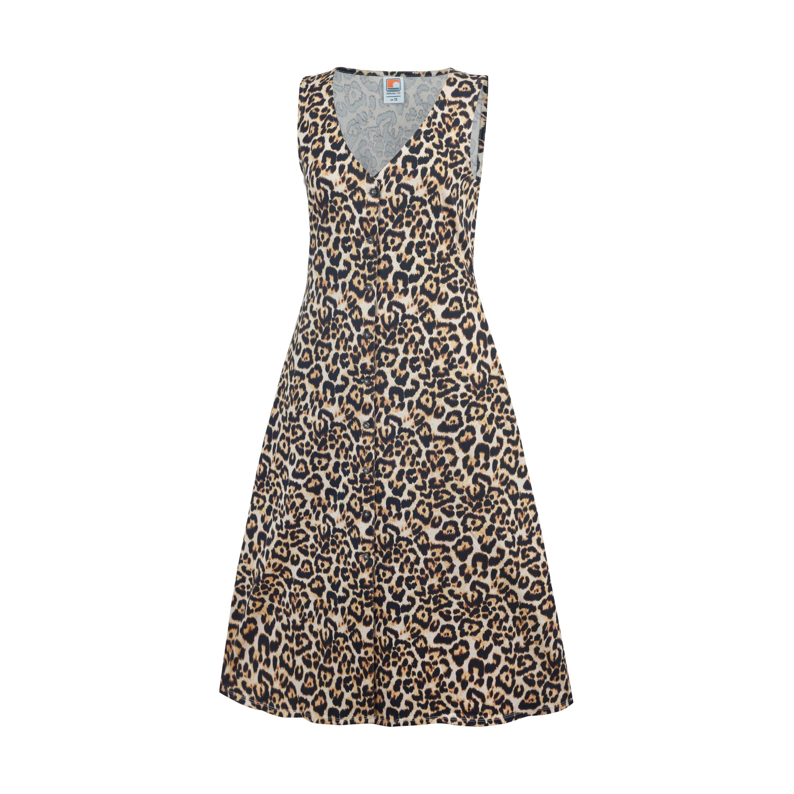 Leopard Print - SoulCal - Women's Maxi Dress - 3