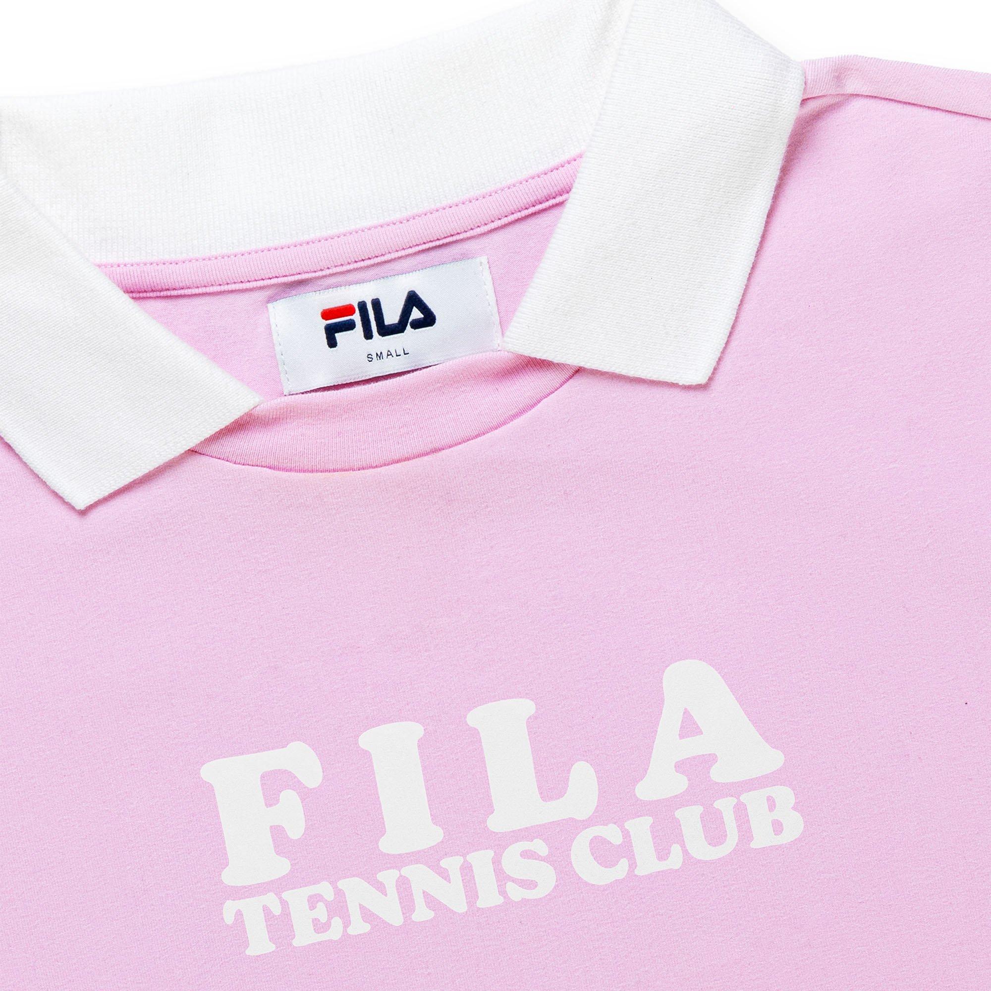 FONDANT PINK - Fila - Tennis Club Crop Top Womens - 3