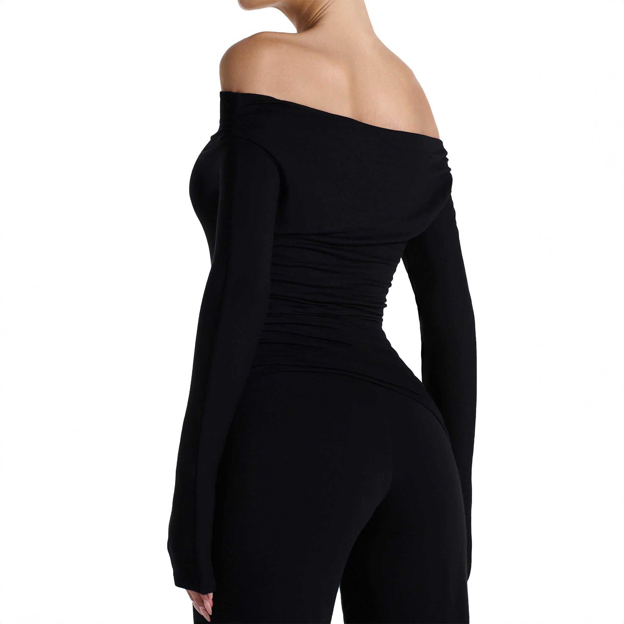 Black - Naked Wardrobe - Naked W Asymmetric T Ld64 - 3