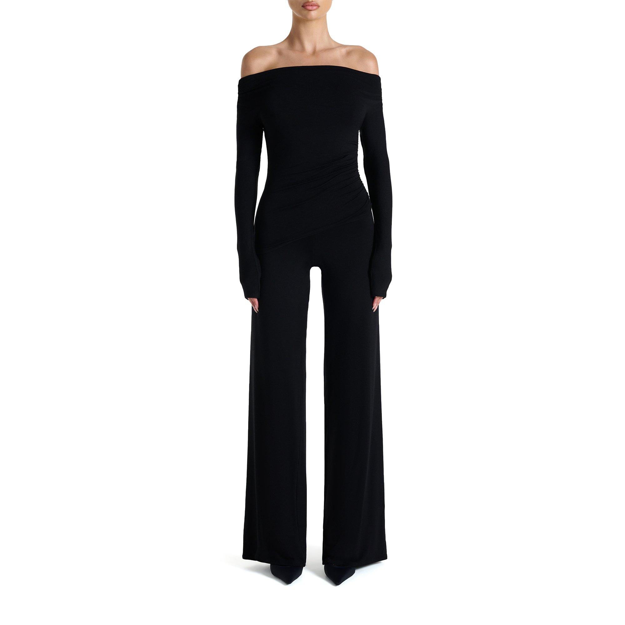 Black - Naked Wardrobe - Naked W Asymmetric T Ld64 - 5