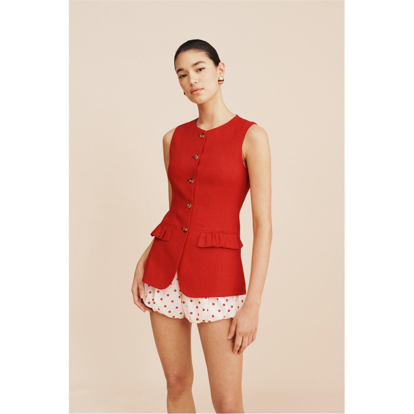 Red - Posse - Matilda Gilet - 3