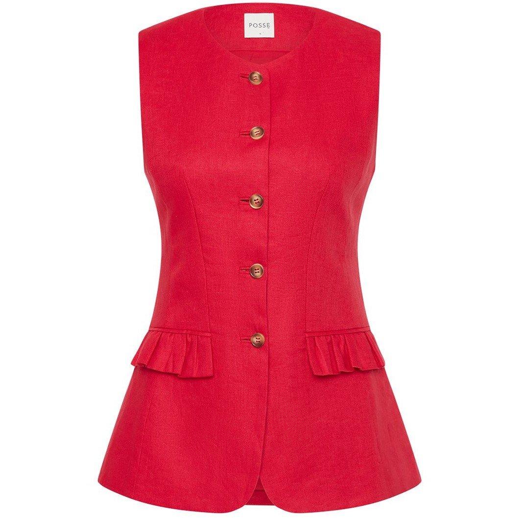 Red - Posse - Matilda Gilet - 4