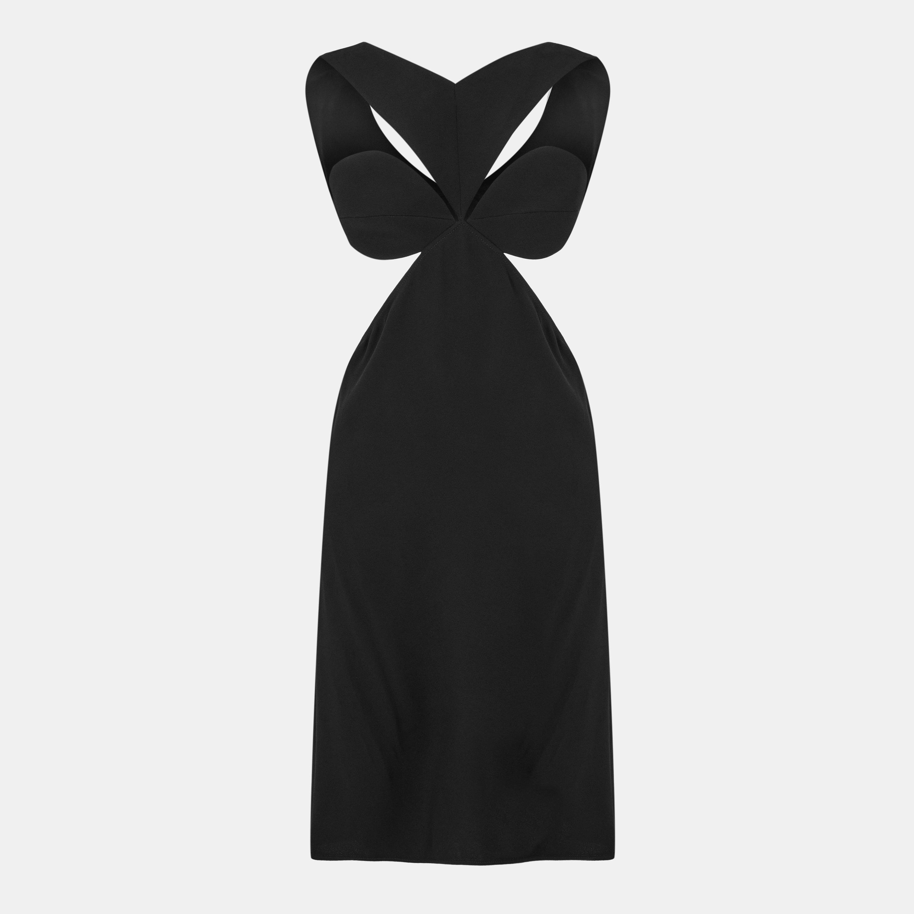 GIVENCHY Women's Cut Out Mini Dress - Black - Size 38 (UK 10)