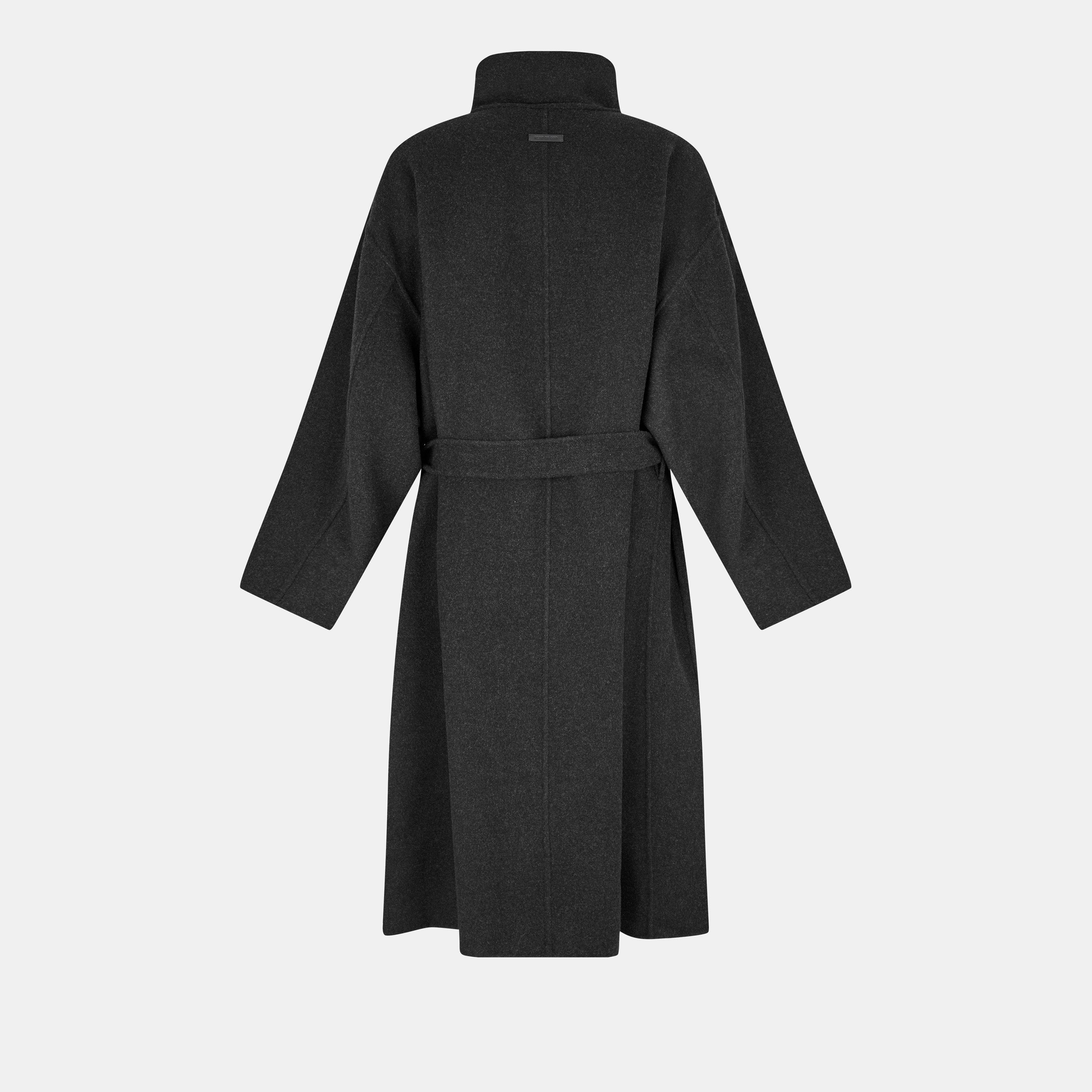 Black - Fear Of God - Men's  Structured Overcoat - 2