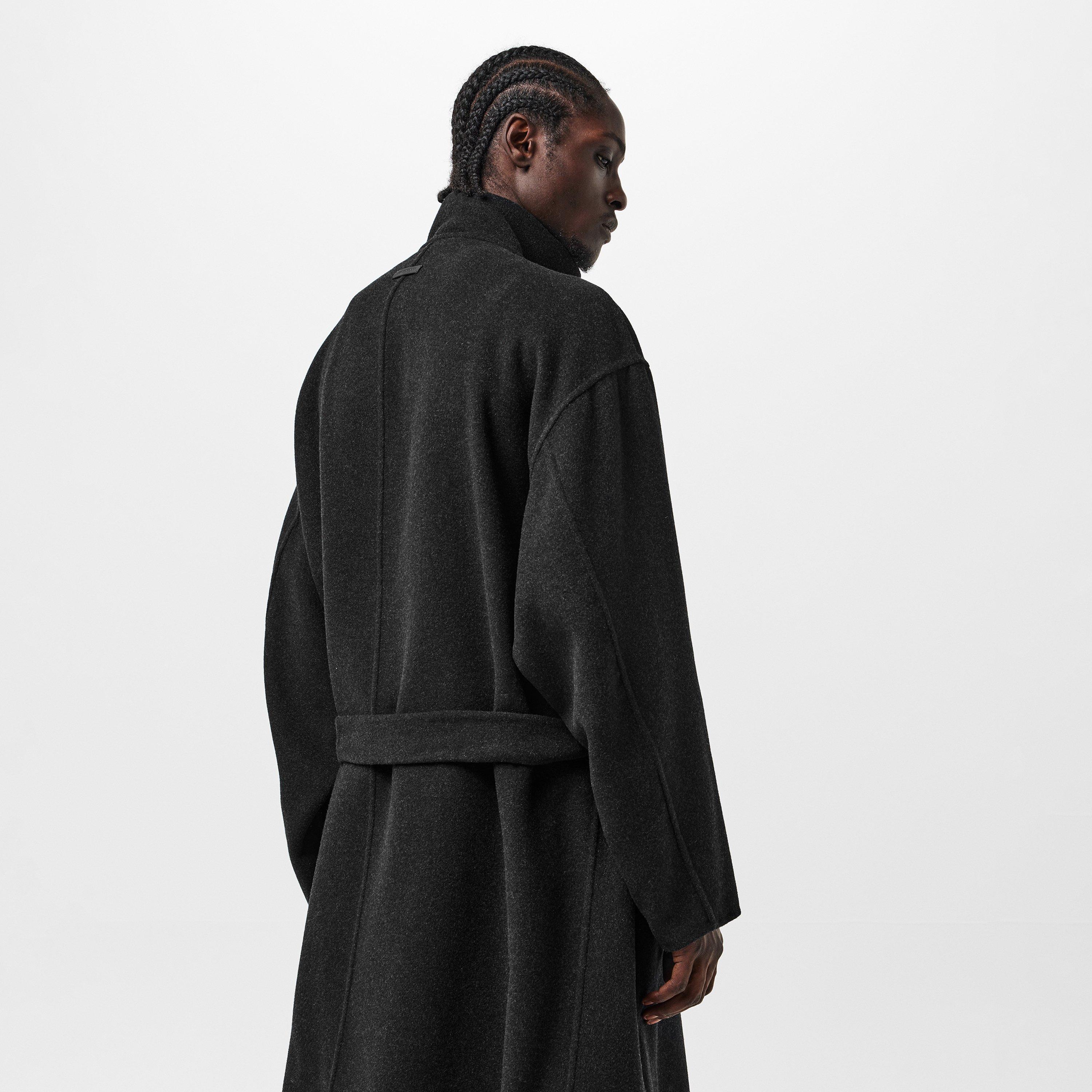 Black - Fear Of God - Men's  Structured Overcoat - 4