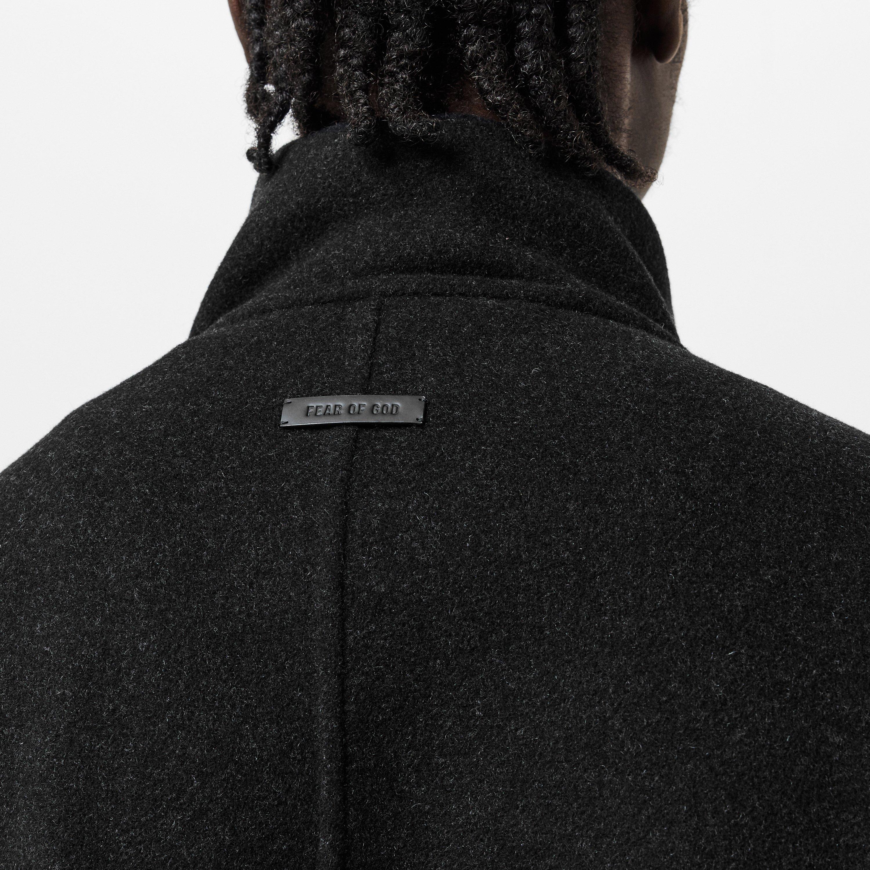 Black - Fear Of God - Men's  Structured Overcoat - 5