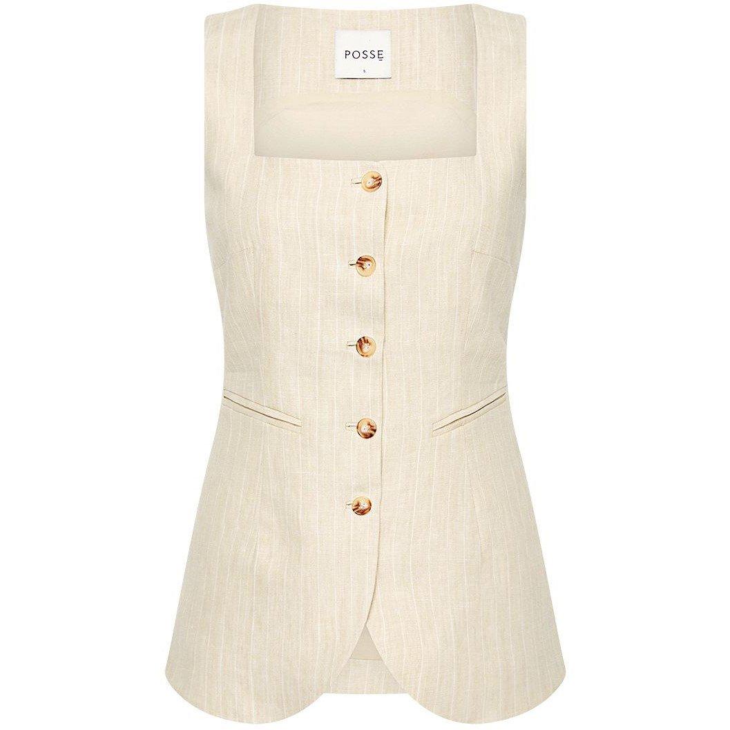Pinstripe - Posse - Women's Lucille Waistcoat - 4