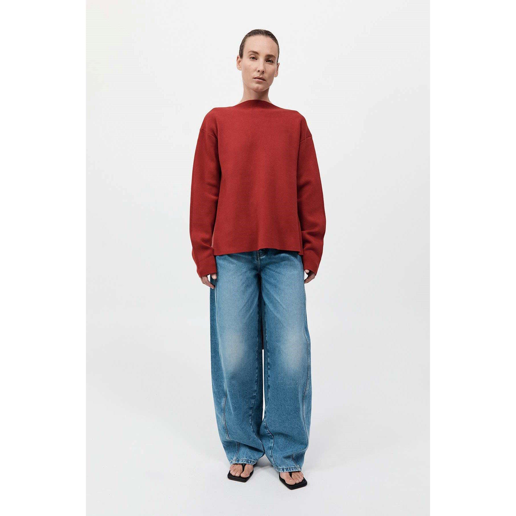 Rosso - St. Agni - Scarf Jumper - 2