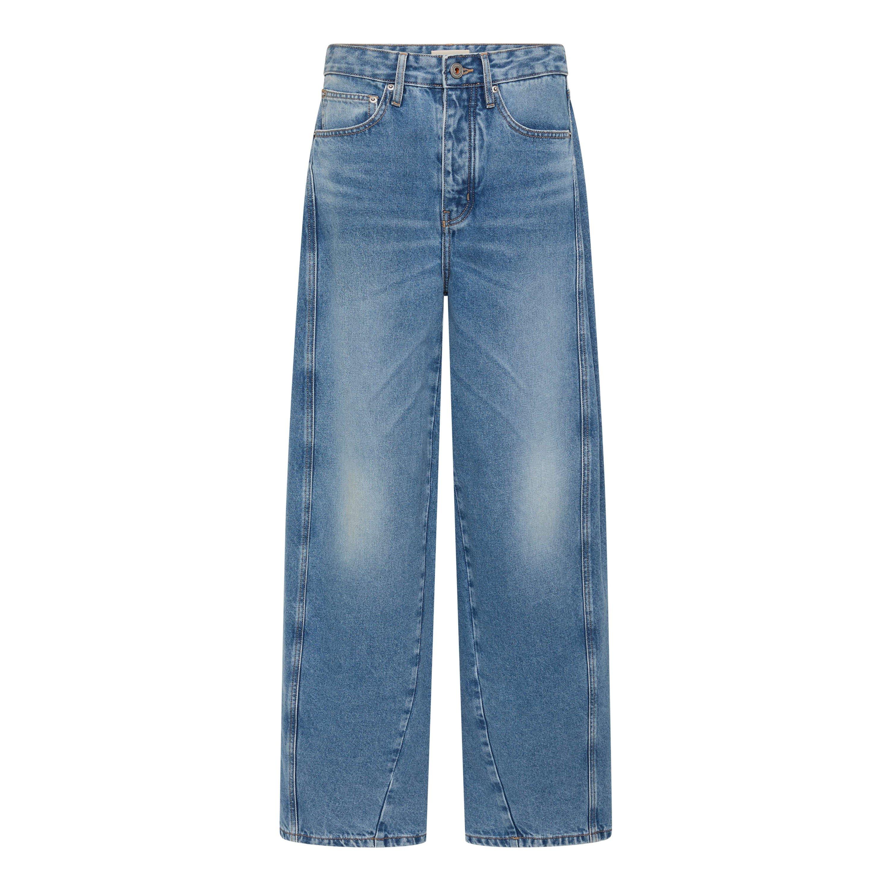 St. Agni Women's Balloon High Rise Wide Leg Jeans | FRASERS