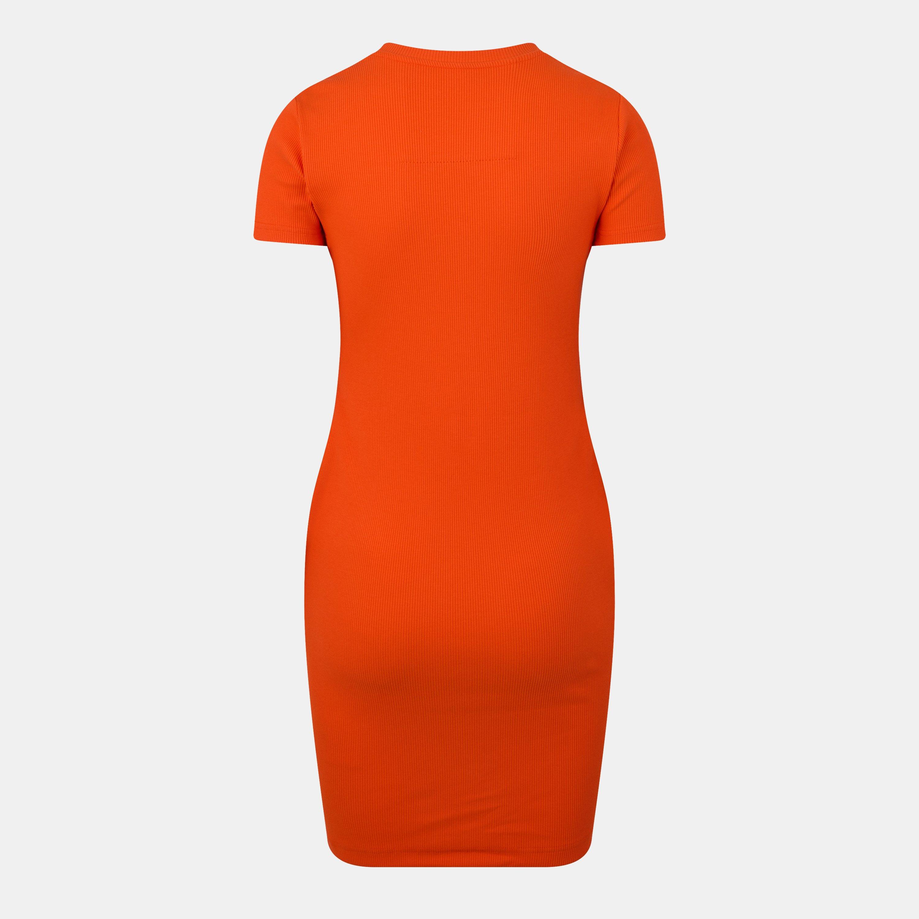 Orange - GIVENCHY - Ribbed Dress - 2