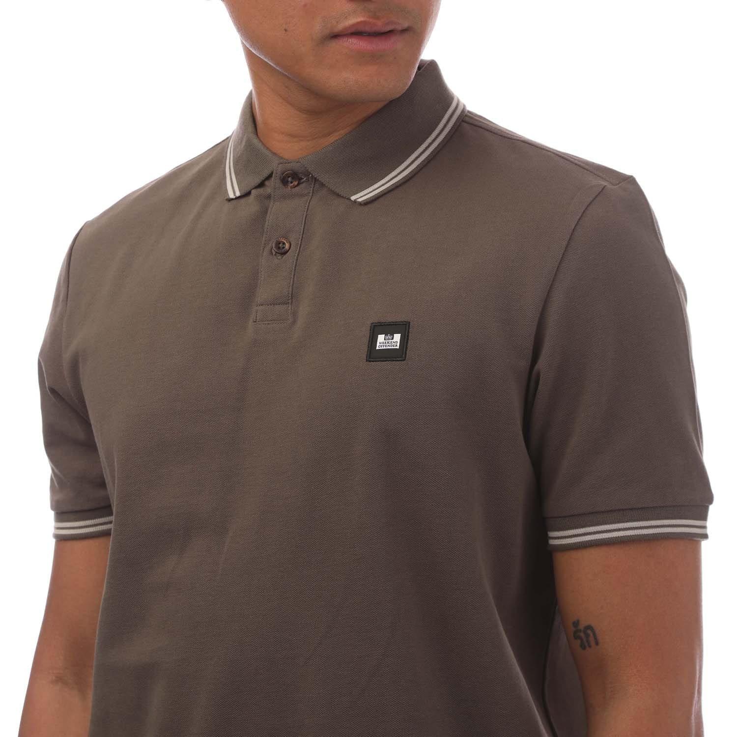 Green - Weekend Offender - Farina Tipped Polo - 2