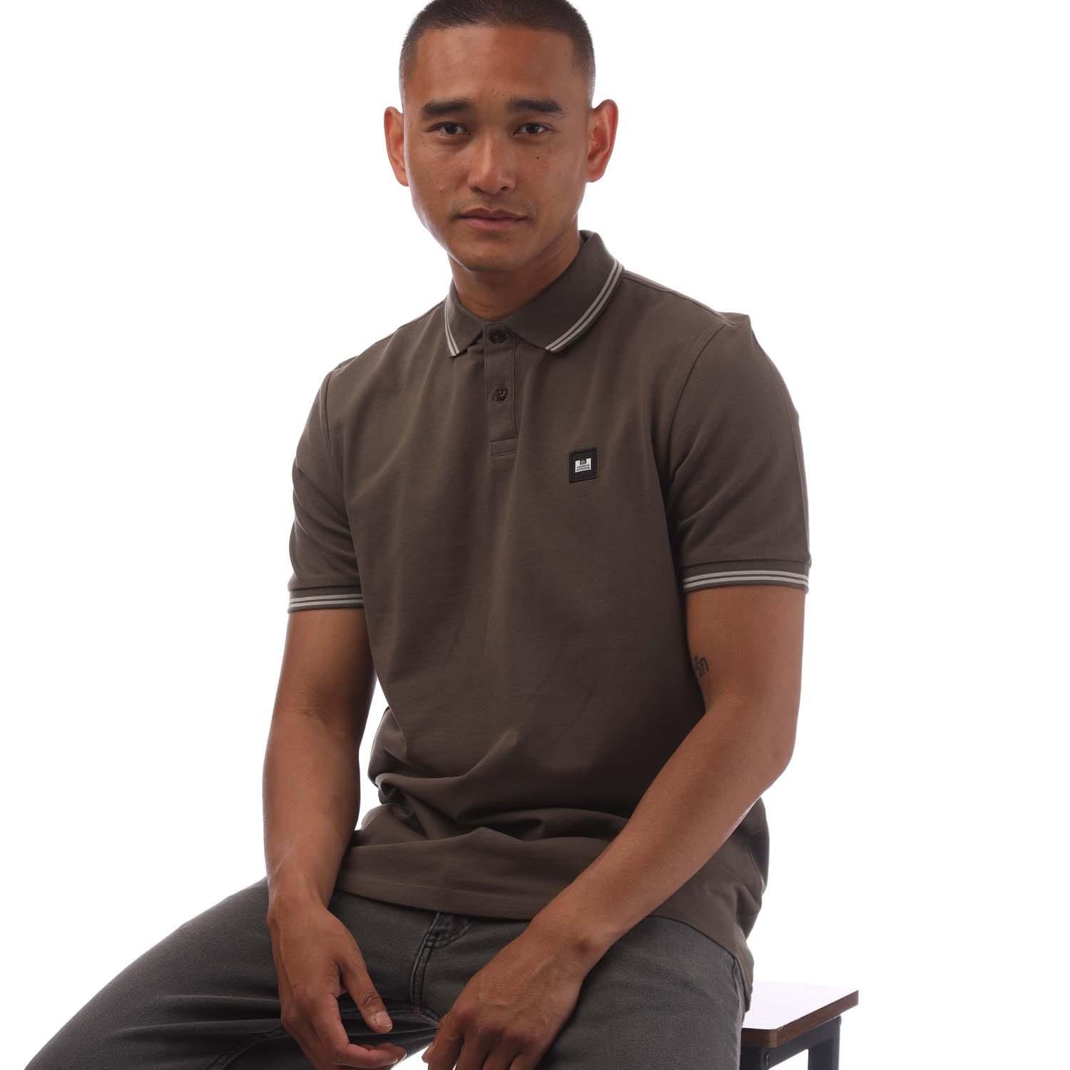Green - Weekend Offender - Farina Tipped Polo - 4