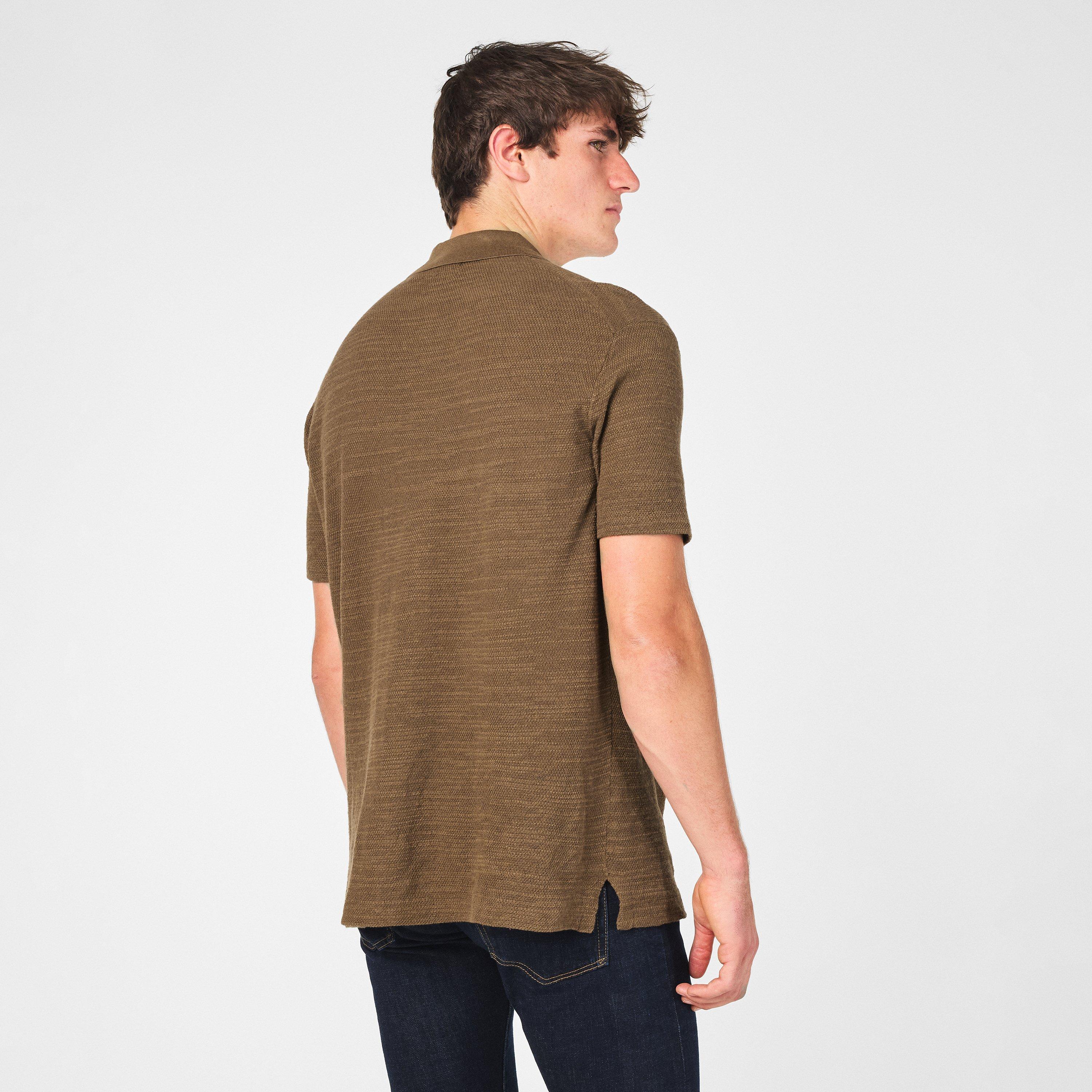 Fall Brown - Polo Ralph Lauren - Men's Short-Sleeve Knitted Top - 4