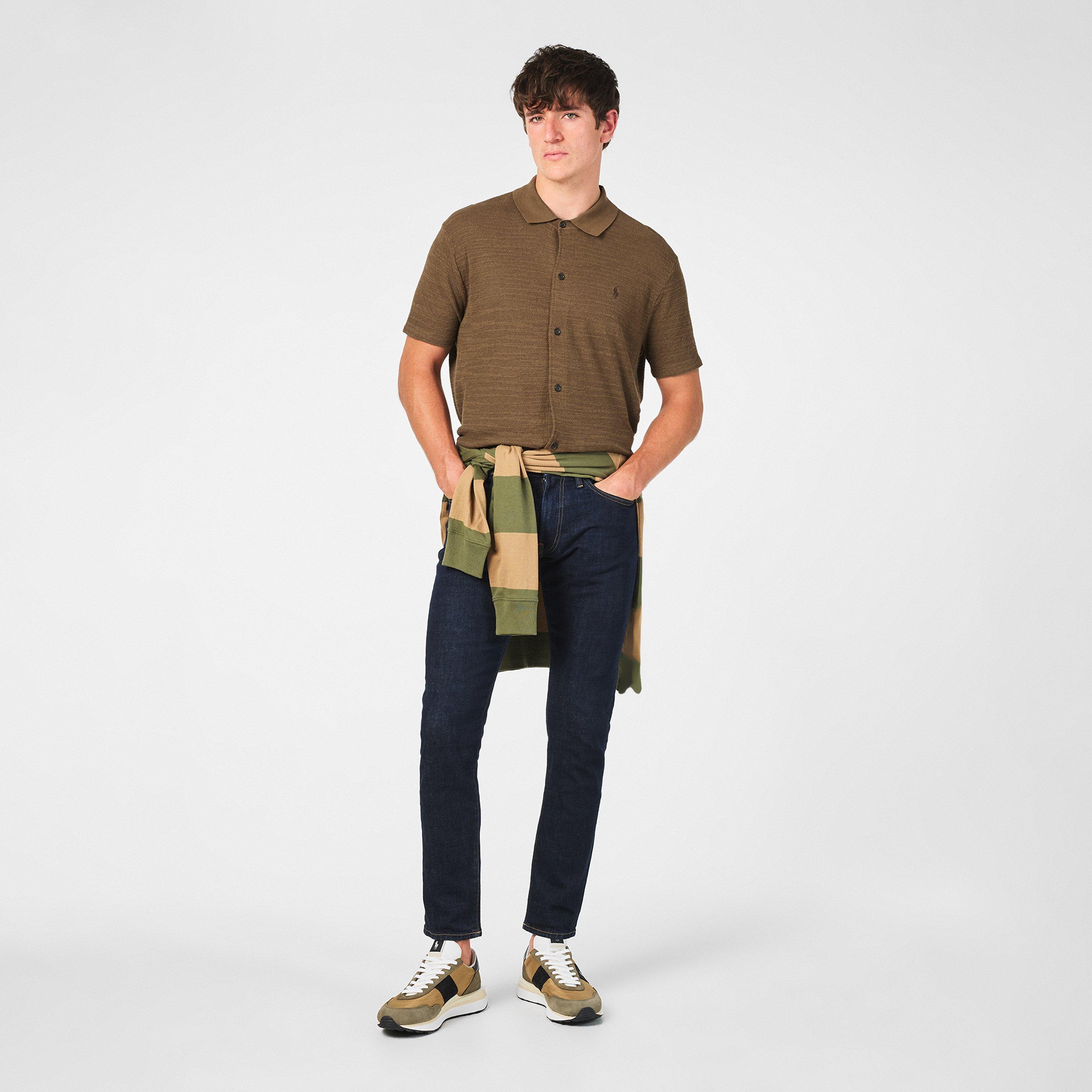 Fall Brown - Polo Ralph Lauren - Men's Short-Sleeve Knitted Top - 6