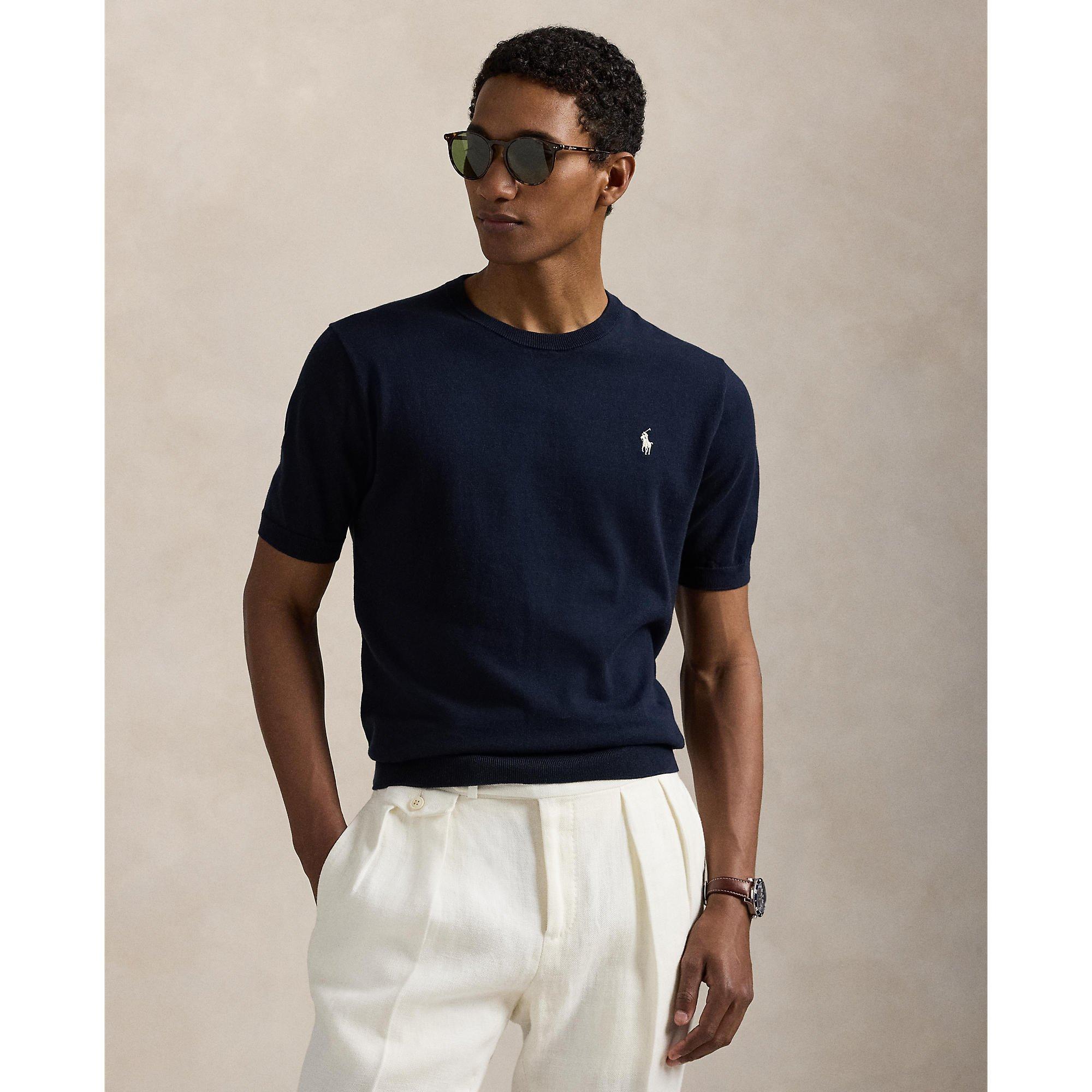 Hunter Navy - Polo Ralph Lauren - Men's Lightweight Knitted Top - 3