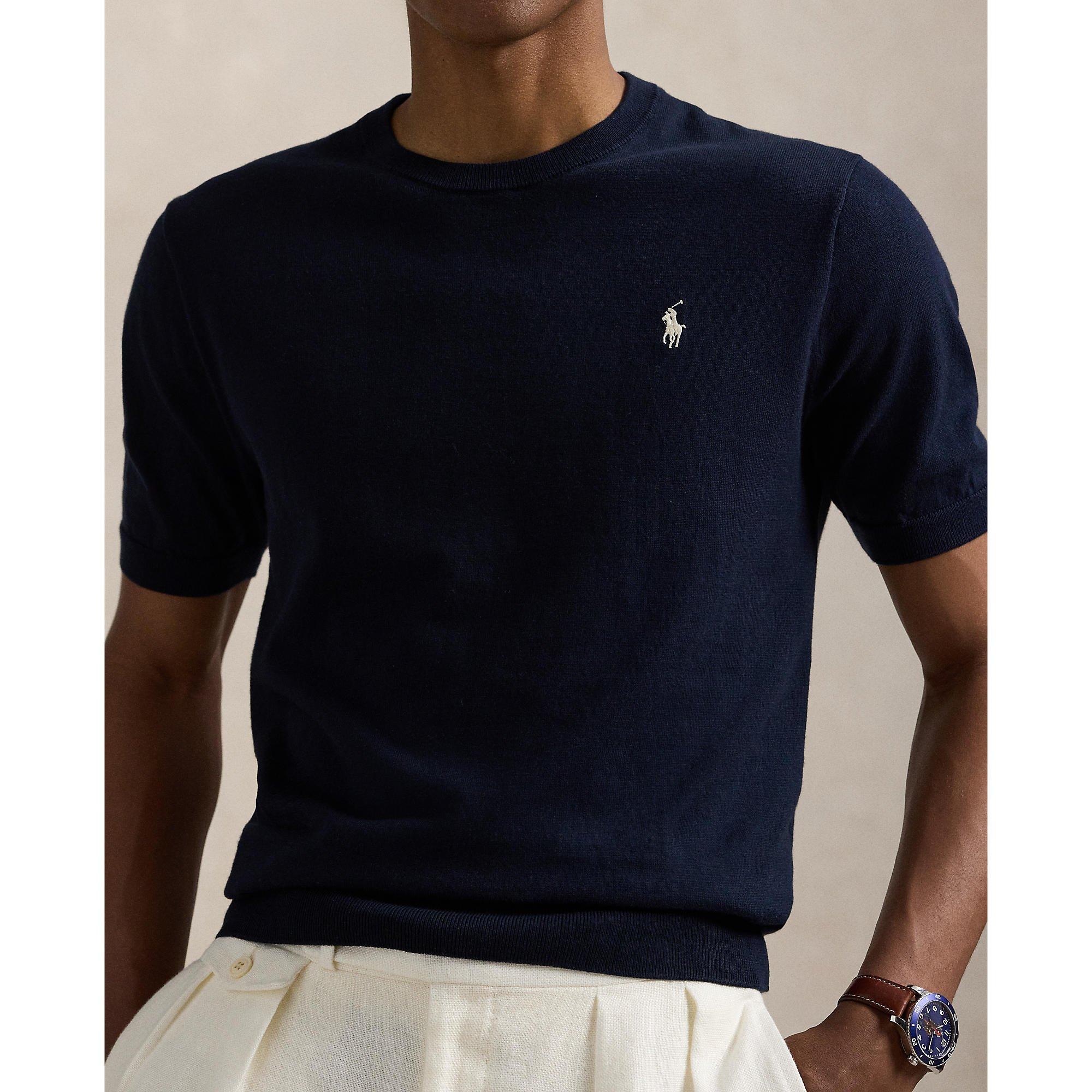 Hunter Navy - Polo Ralph Lauren - Men's Lightweight Knitted Top - 5