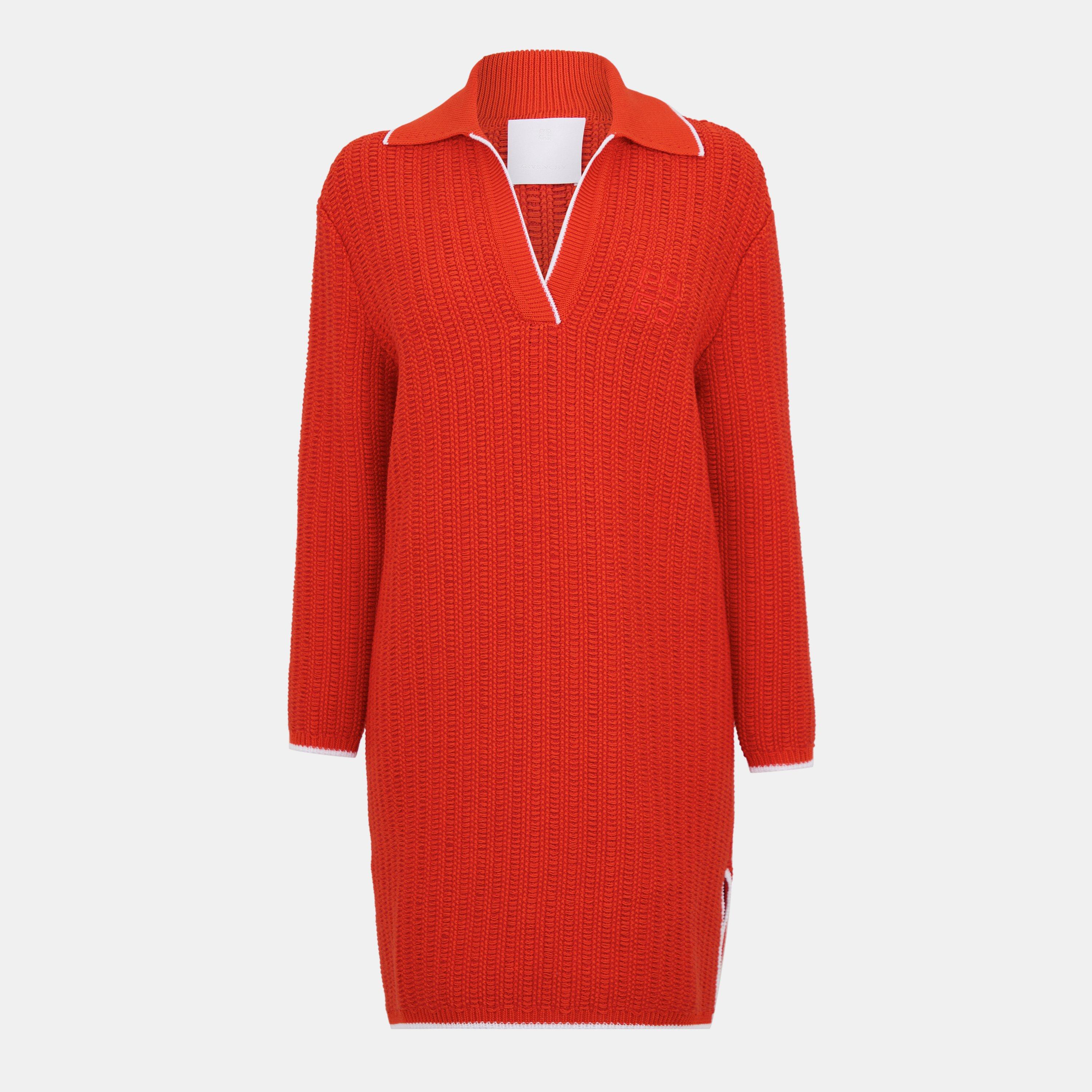 Givenchy Women's Orange 4G Polo Dress - 14 (L)