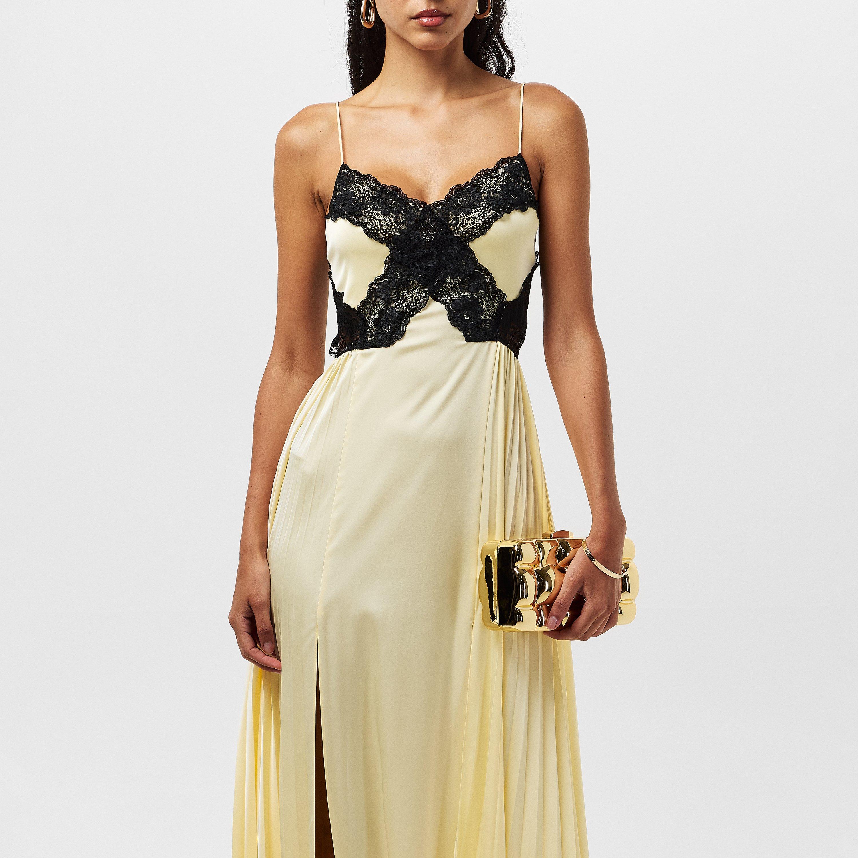 YELLOW - Self Portrait - Lace Maxi Dress - 3