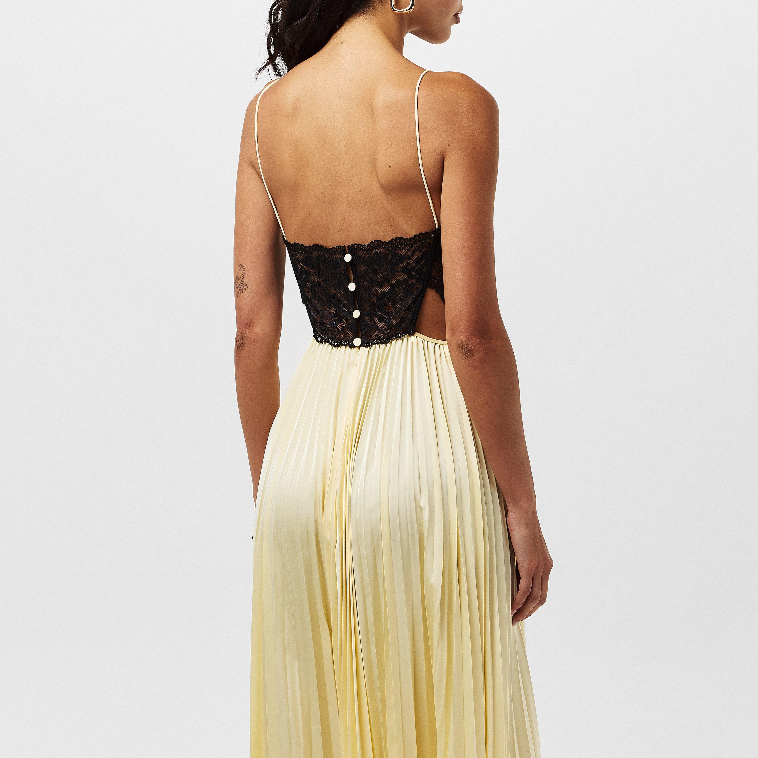 YELLOW - Self Portrait - Lace Maxi Dress - 4