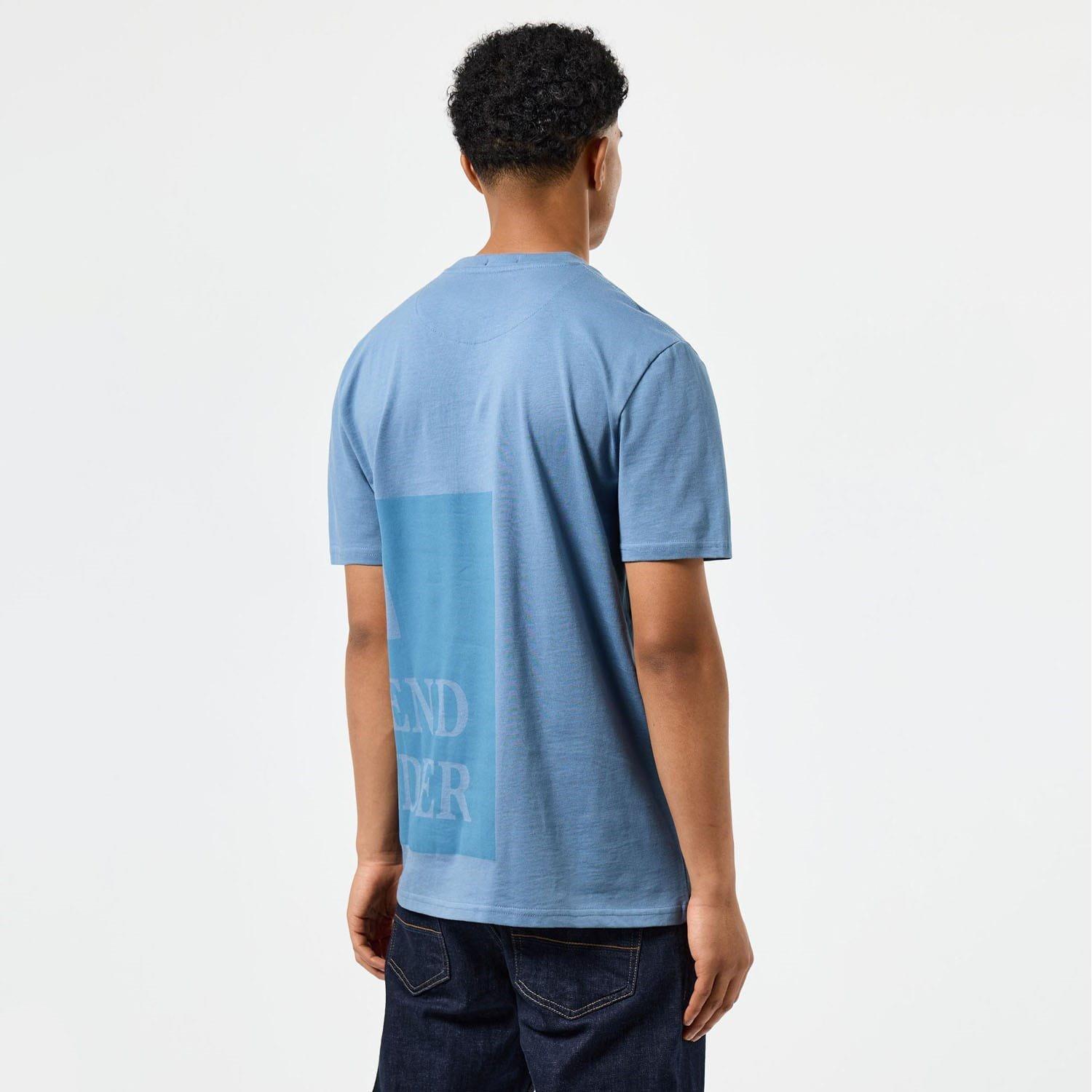Blue - Weekend Offender - Ryan Large Tonal Prison T-Shirt - 2