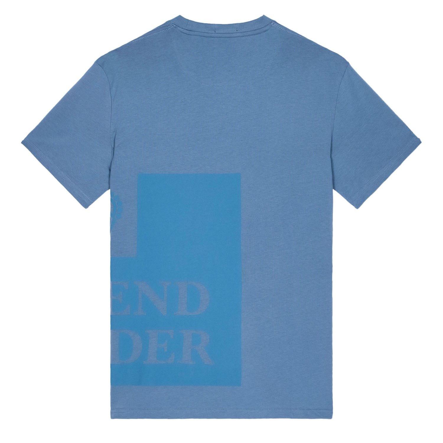 Blue - Weekend Offender - Ryan Large Tonal Prison T-Shirt - 4