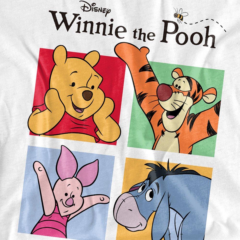 White - Disney - Winnie The Pooh And Friends Squares Kids T-Shirt - 2