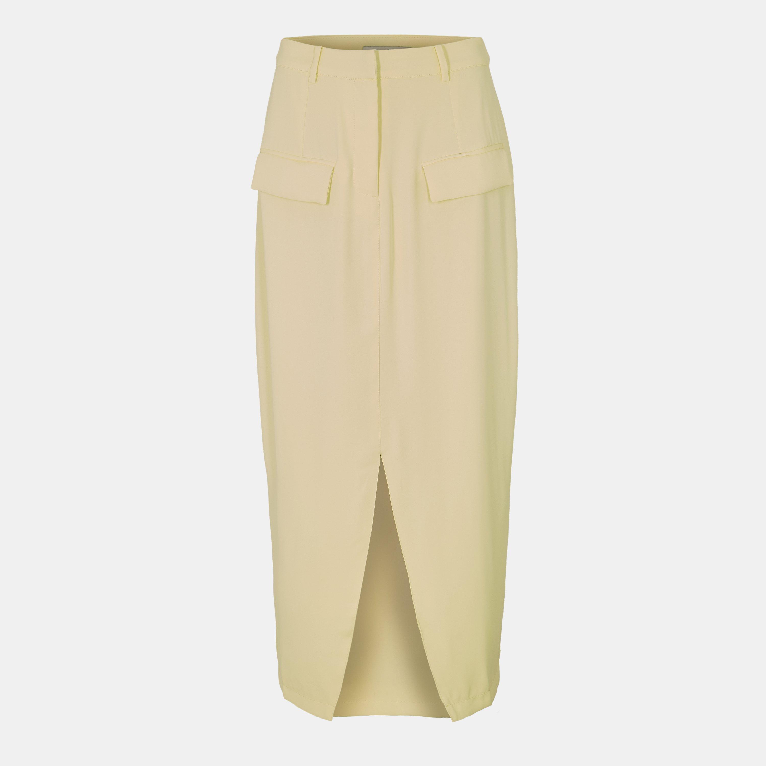 Odd Muse Women's The Ultimate Muse Midi Skirt - Lime Cream - XS