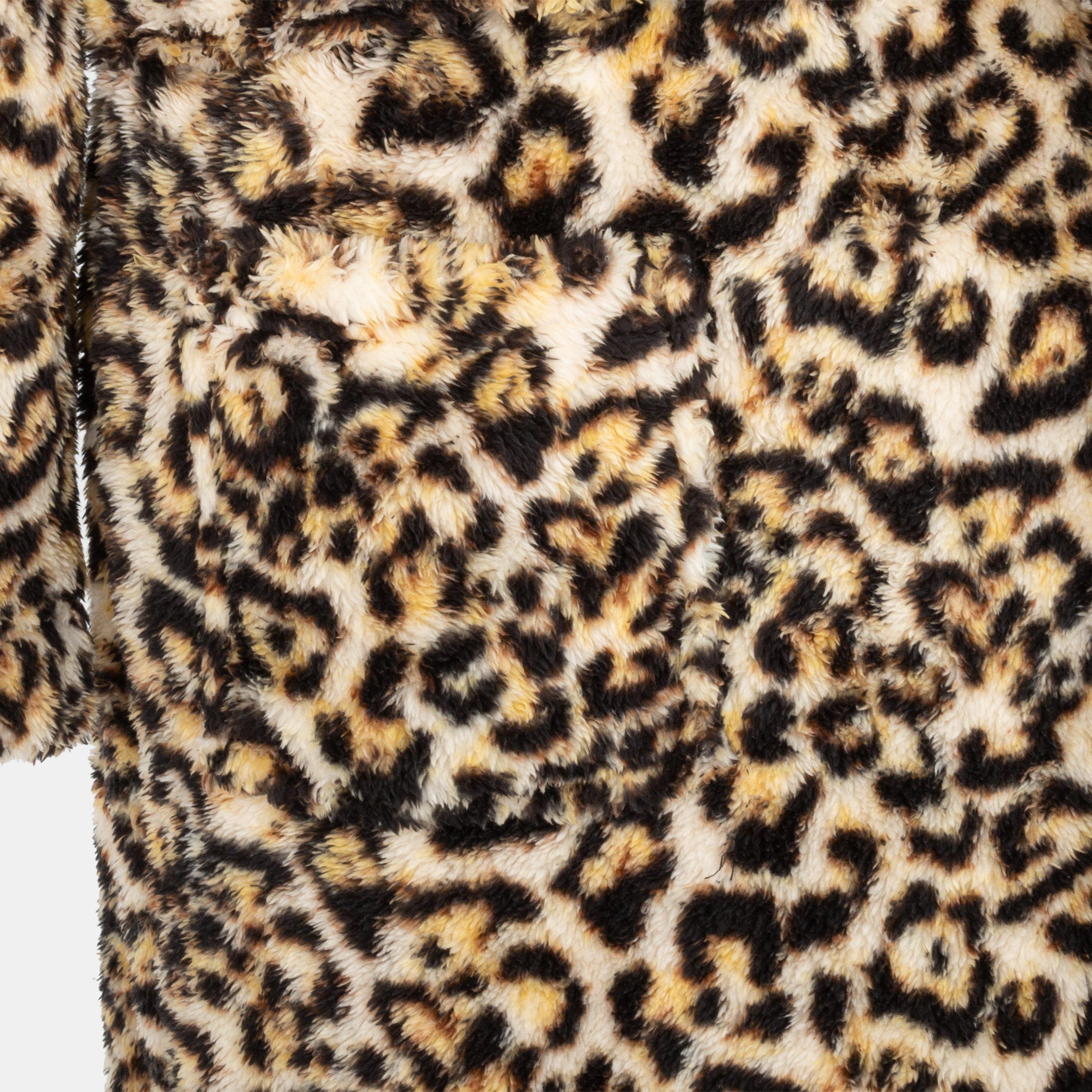 Multi - Linea - Fleece Robe Leopard Pattern Women - 4